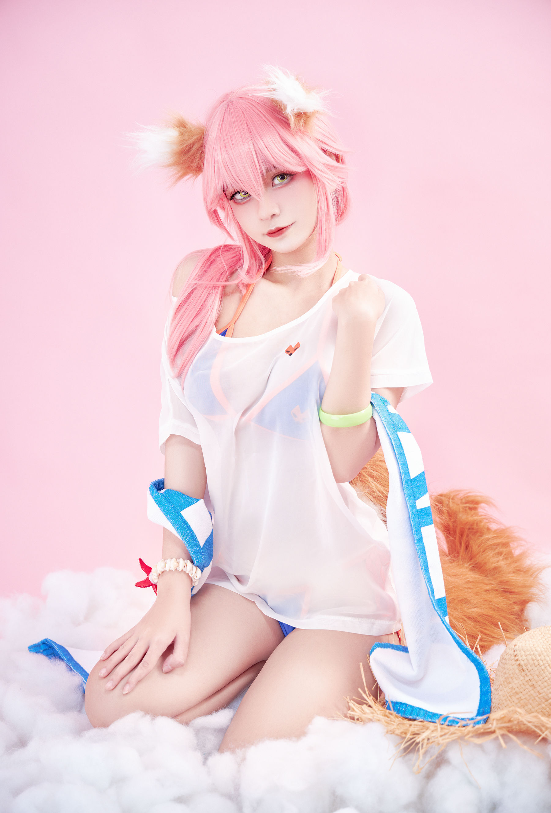 [Cosplay写真] Azami福利 – Tamamo Lancer [26P]