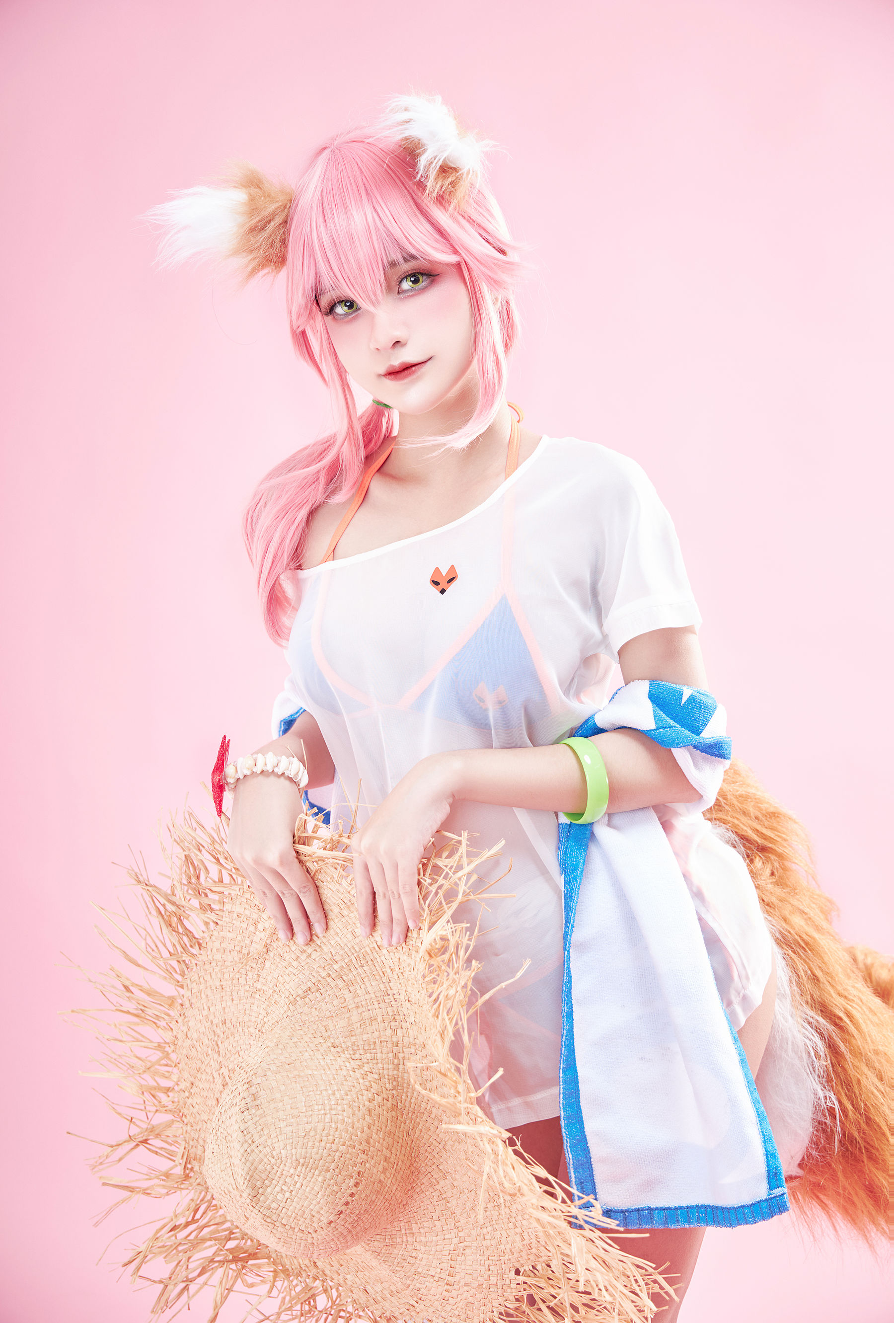 [Cosplay写真] Azami福利 – Tamamo Lancer [26P]