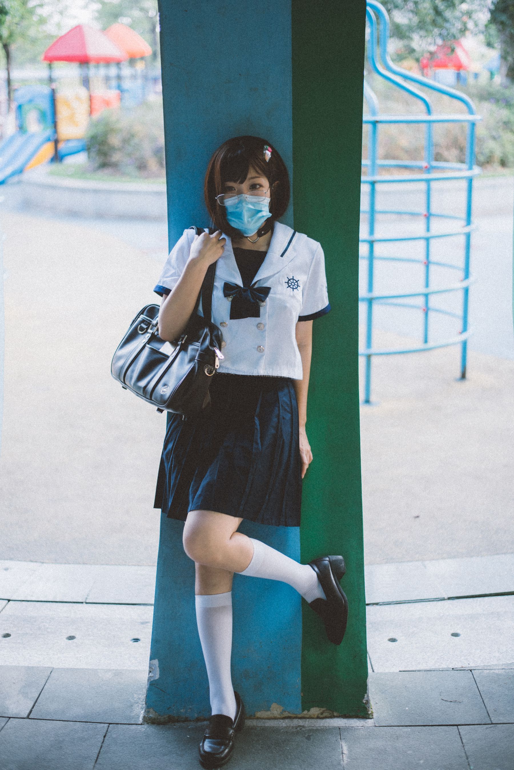 动漫博主柒柒要乖哦 – 乐园JK [37P]