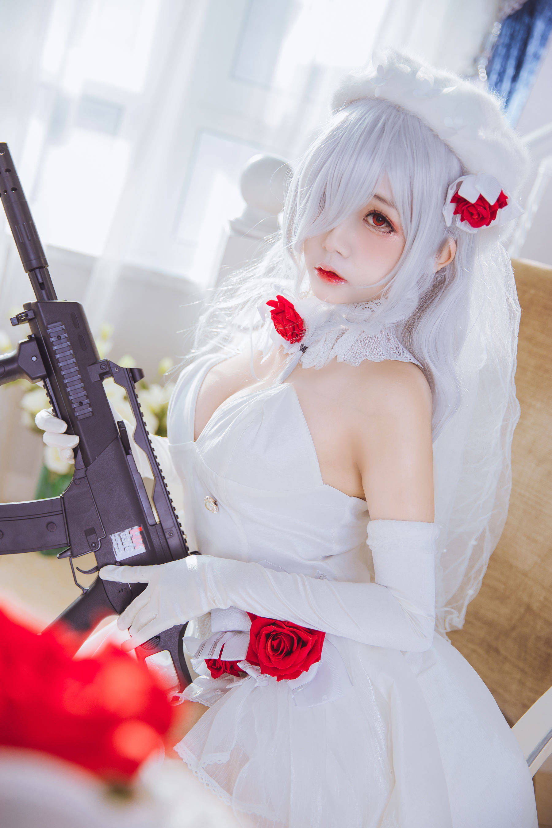Cosplay日奈娇 g36c 礼服 [40P]