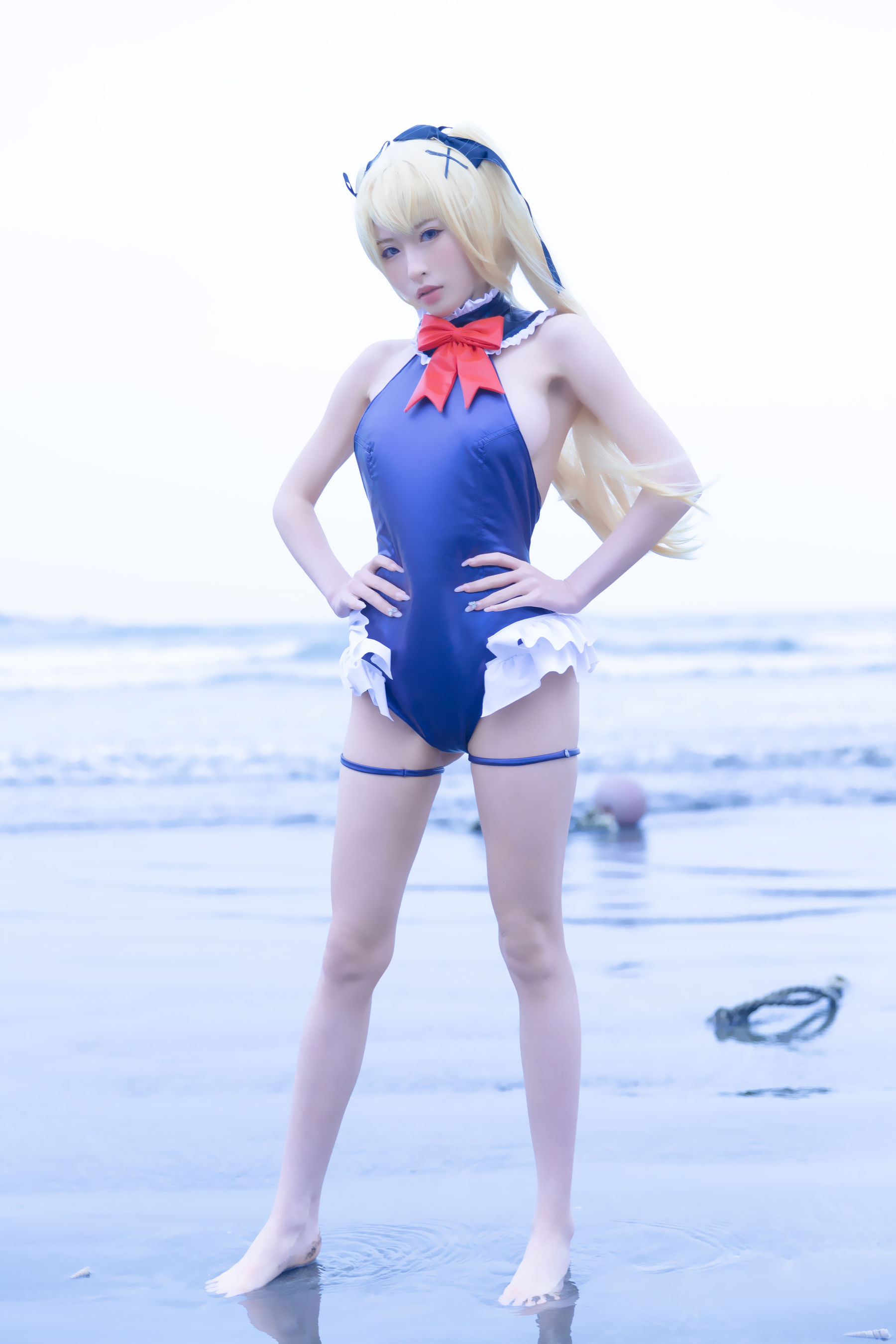 尤物清水由乃 – 玛丽萝丝蓝色泳衣 [32P]
