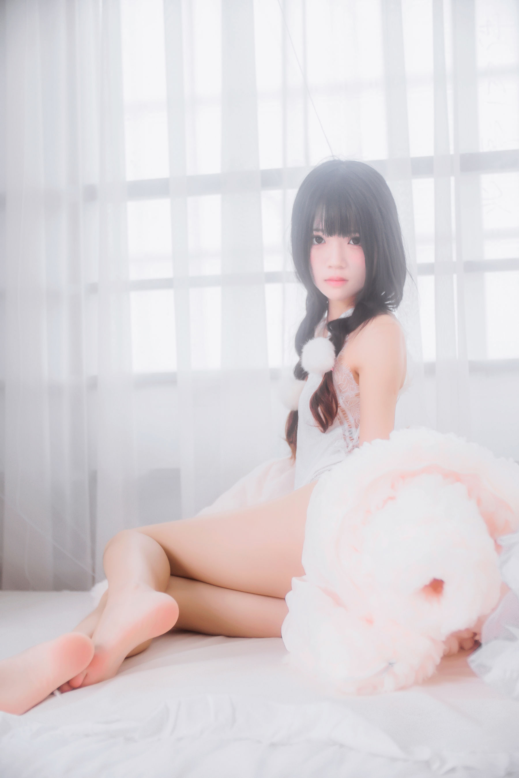 桜桃喵 冬眠系列 纯白私房 [46P]