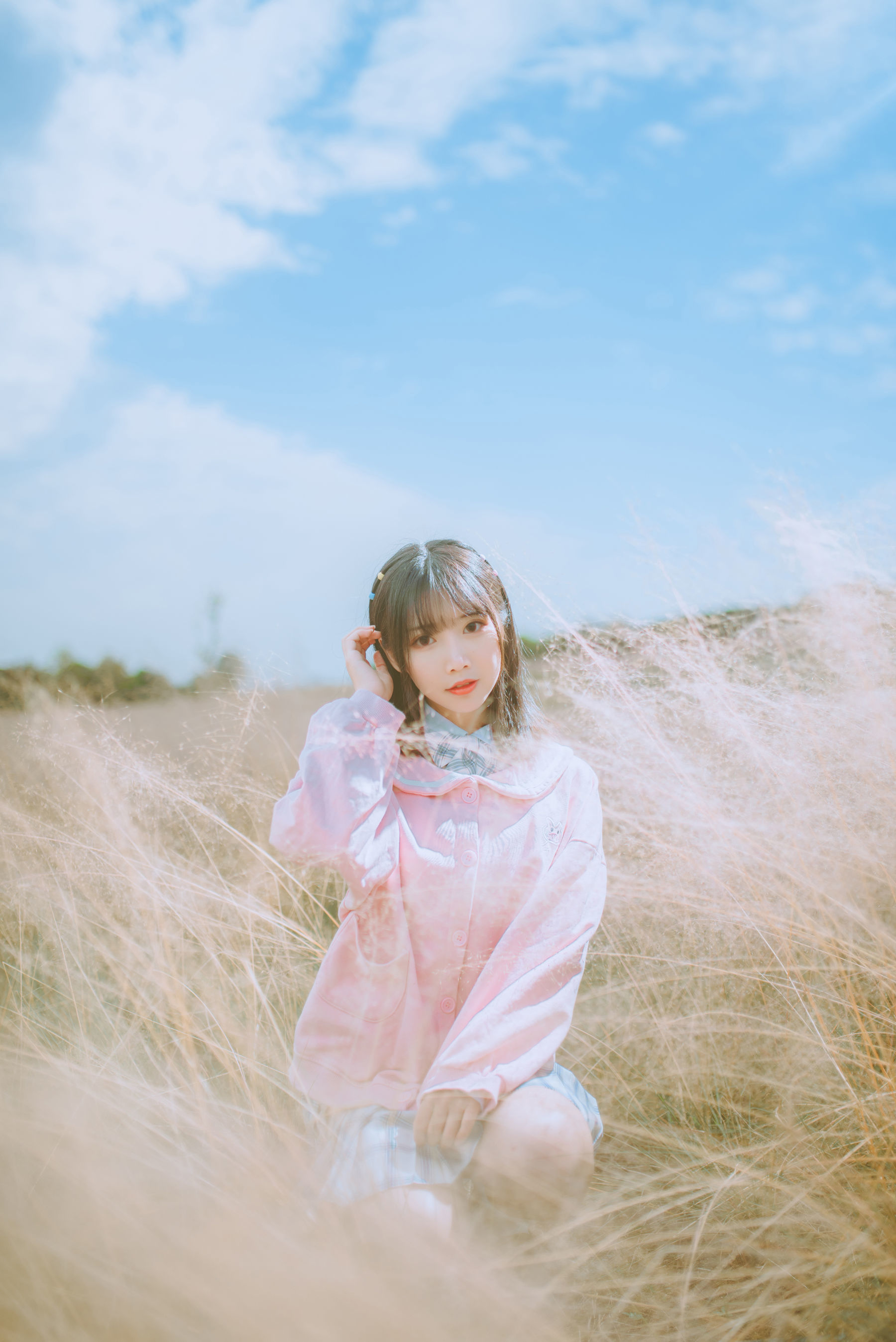 可爱人气Coser面饼仙儿 粉黛草JK [19P]