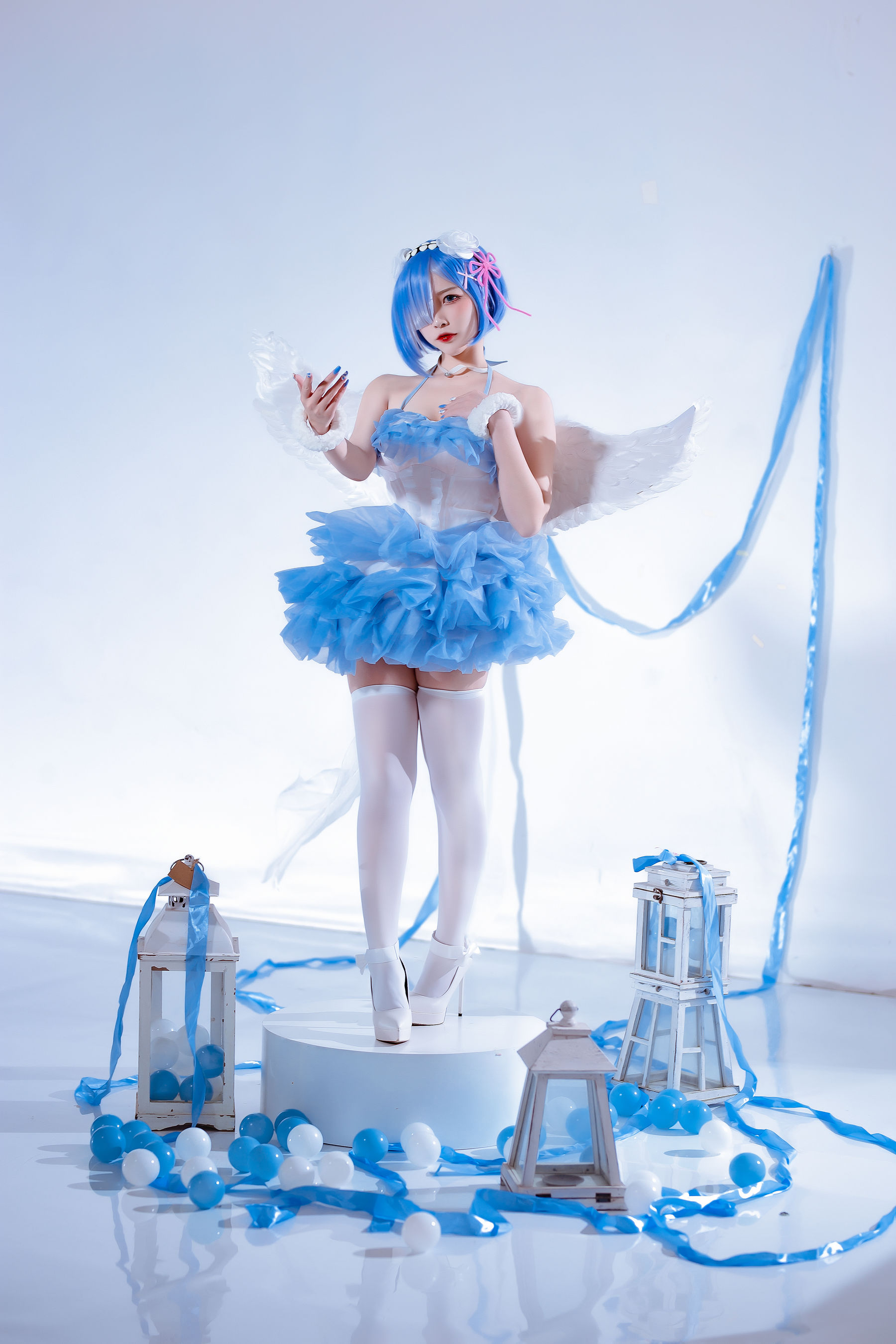 人气Coser二佐Nisa – 蕾姆天使 [15P]