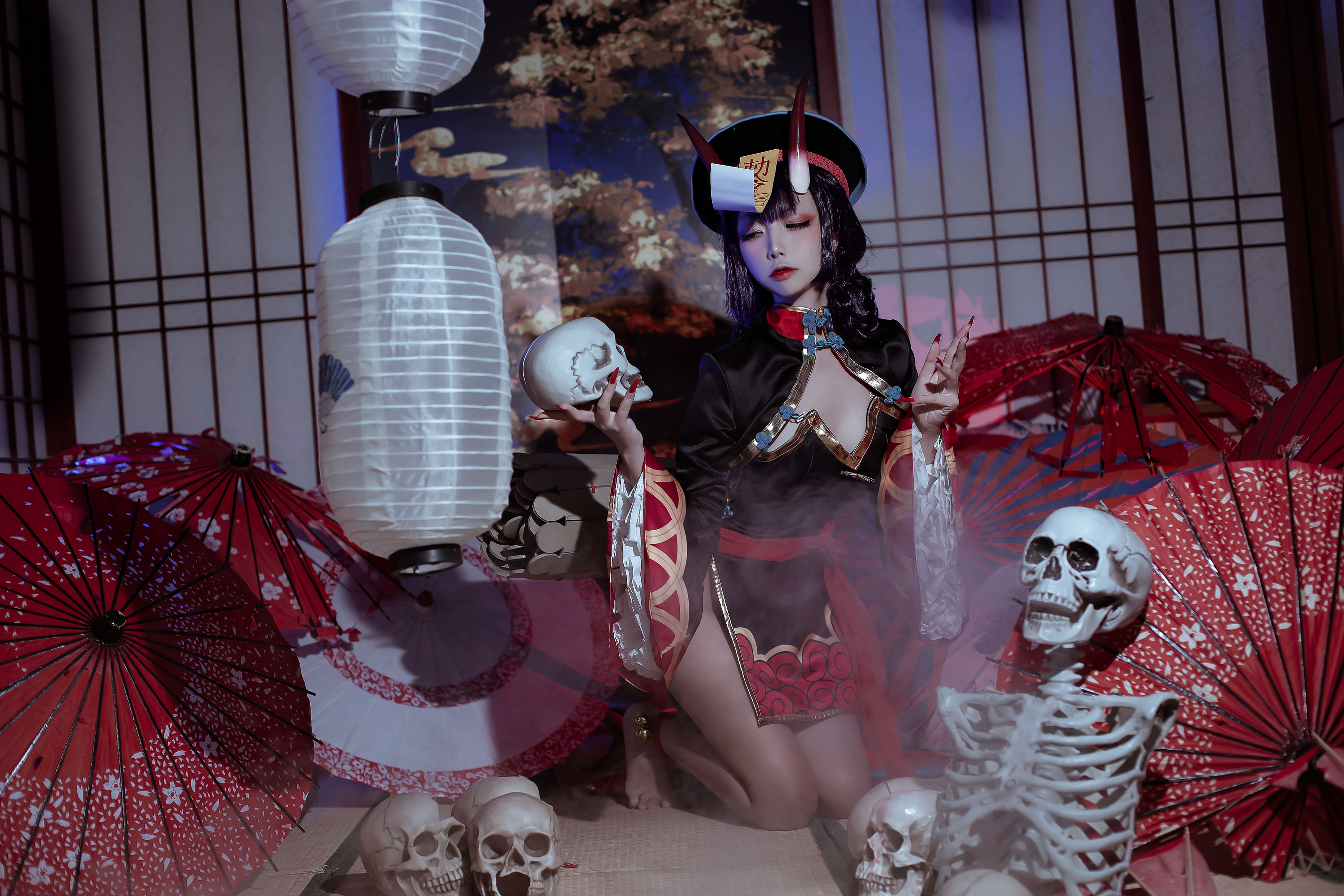 人气Coser二佐Nisa – fate酒吞僵尸童子 [21P]