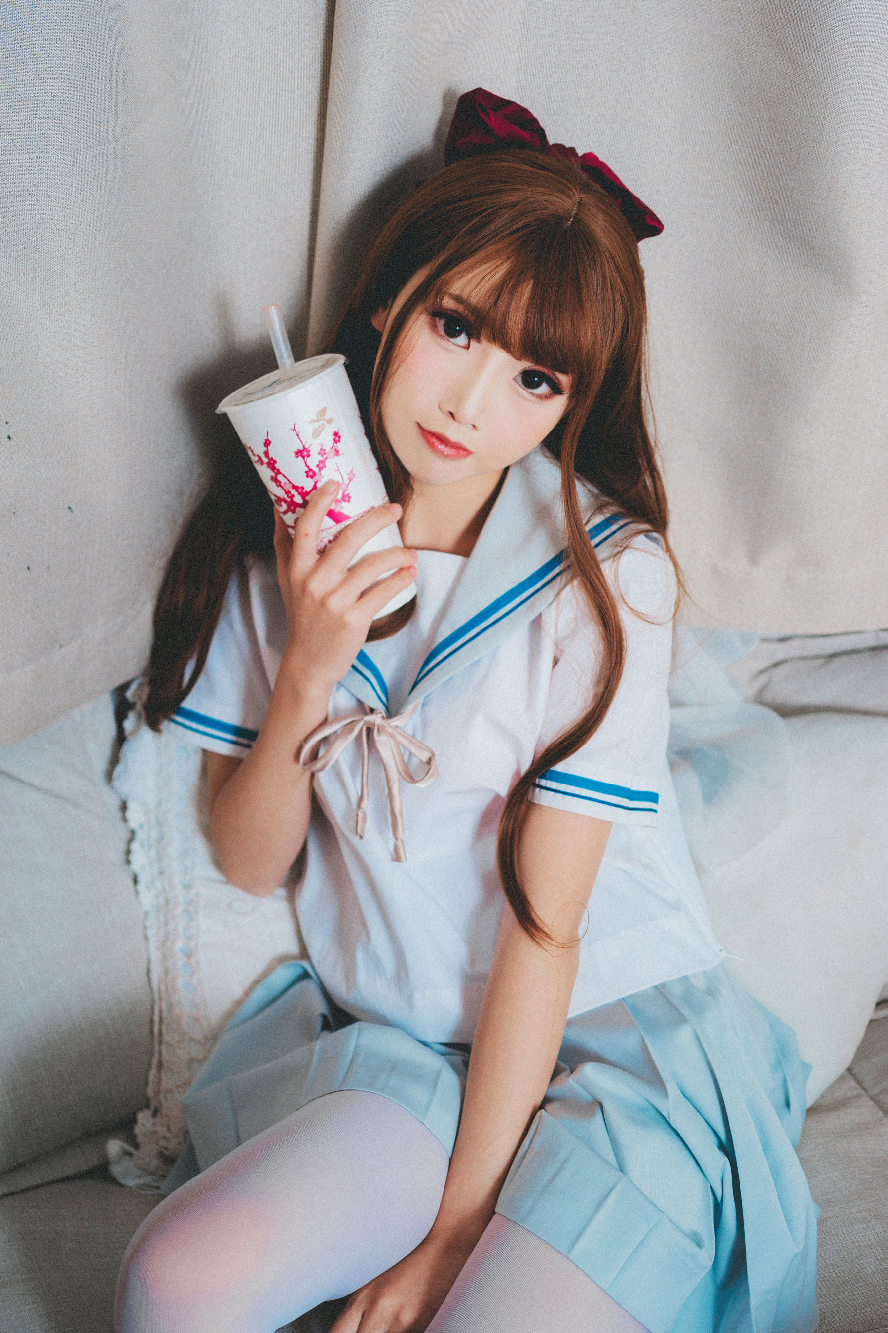 [萝莉COS] 面饼仙儿 – JK秀 [16P]