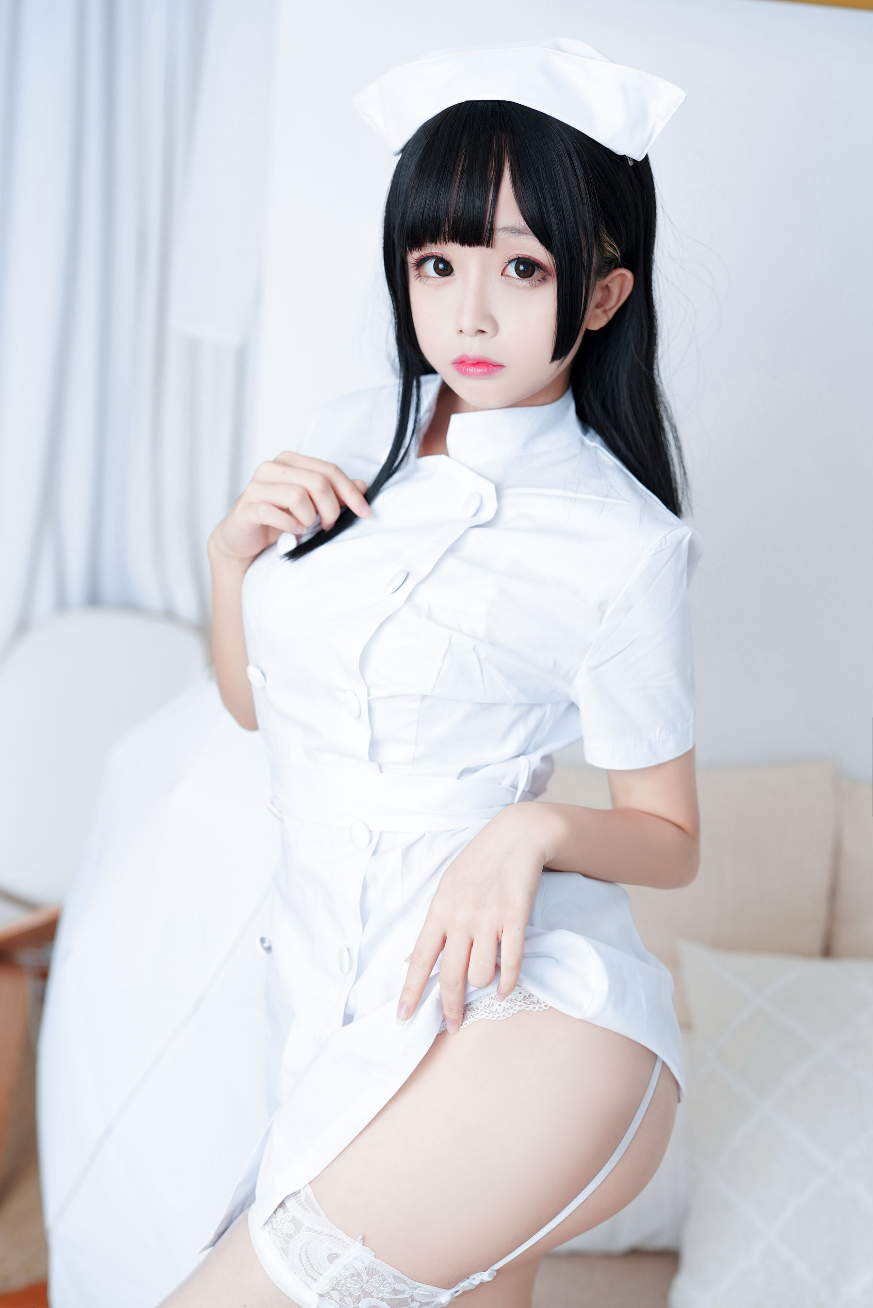 Cosplay日奈娇 – 纯白护士 [87P]