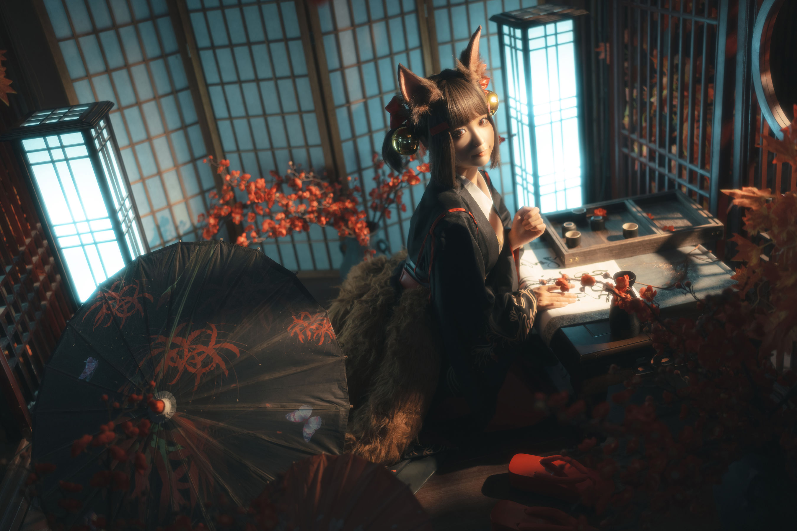 动漫博主蠢沫沫 – 小赤城 [52P]