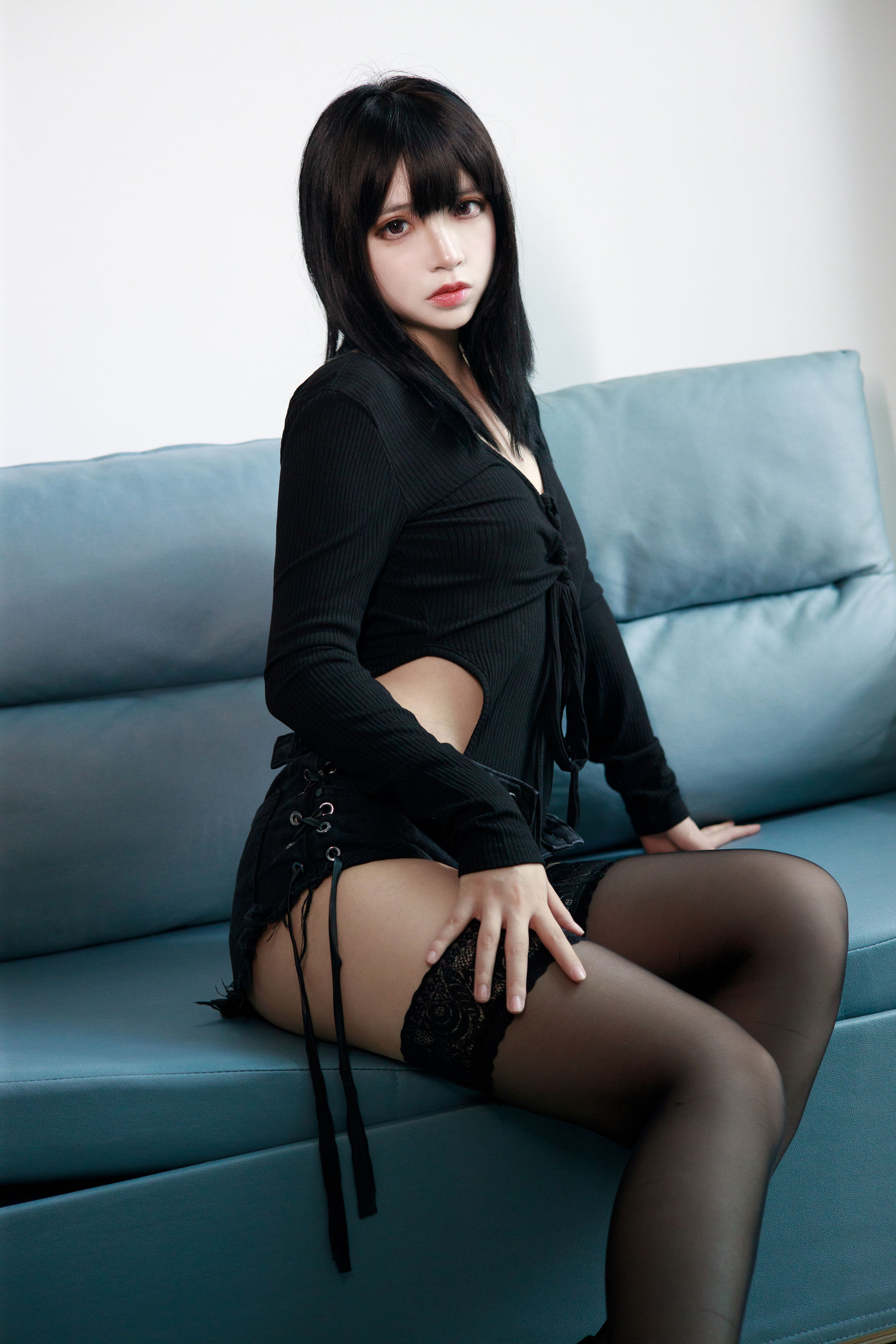 疯猫ss – 黑毛衣短裤 [40P]