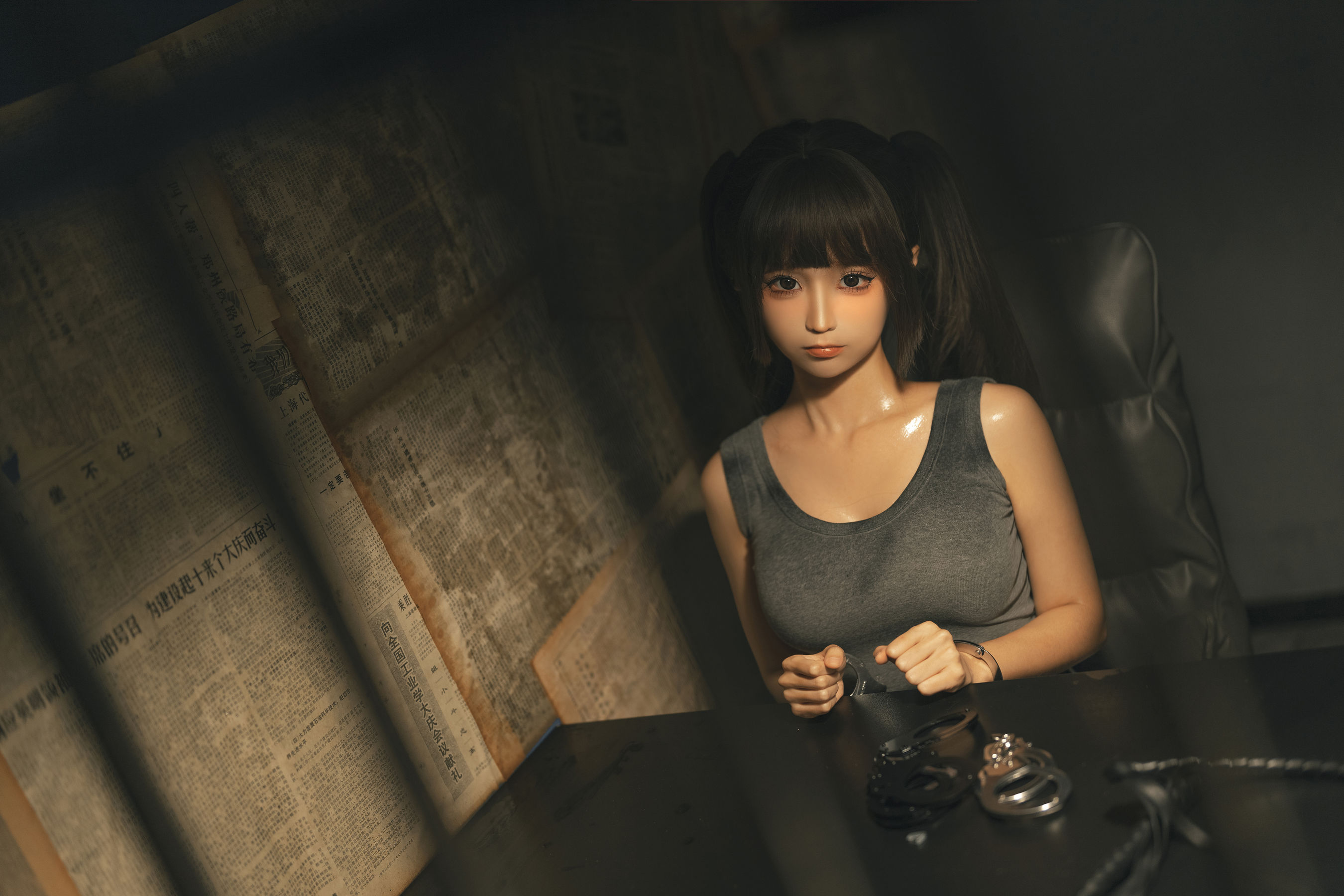 动漫博主蠢沫沫 – 审讯 [136P]