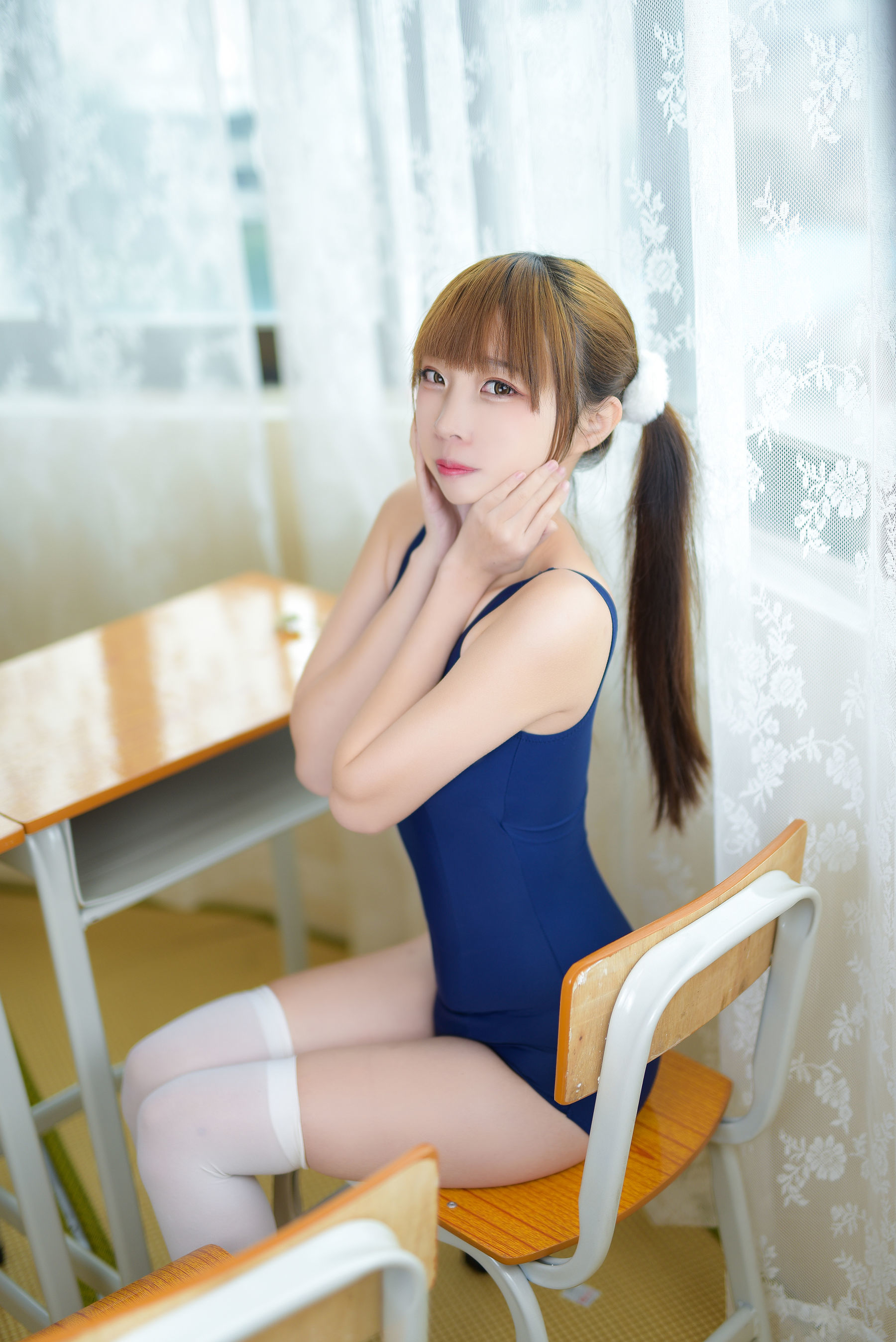 人气Coser二佐Nisa – 死库水 白丝 [26P]