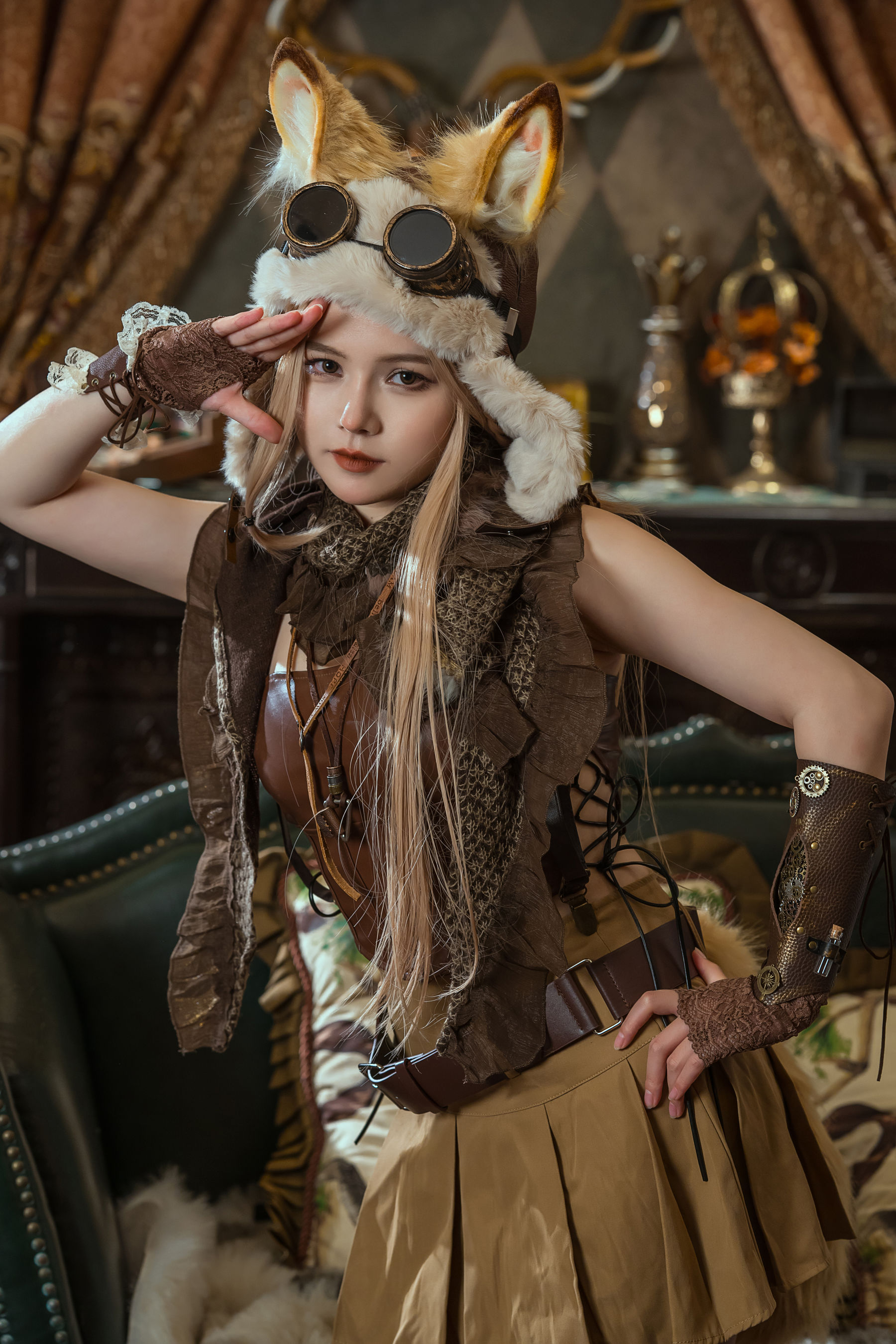 七月喵子 – 幻想兽娘集月食 波克塔耶子 [24P]