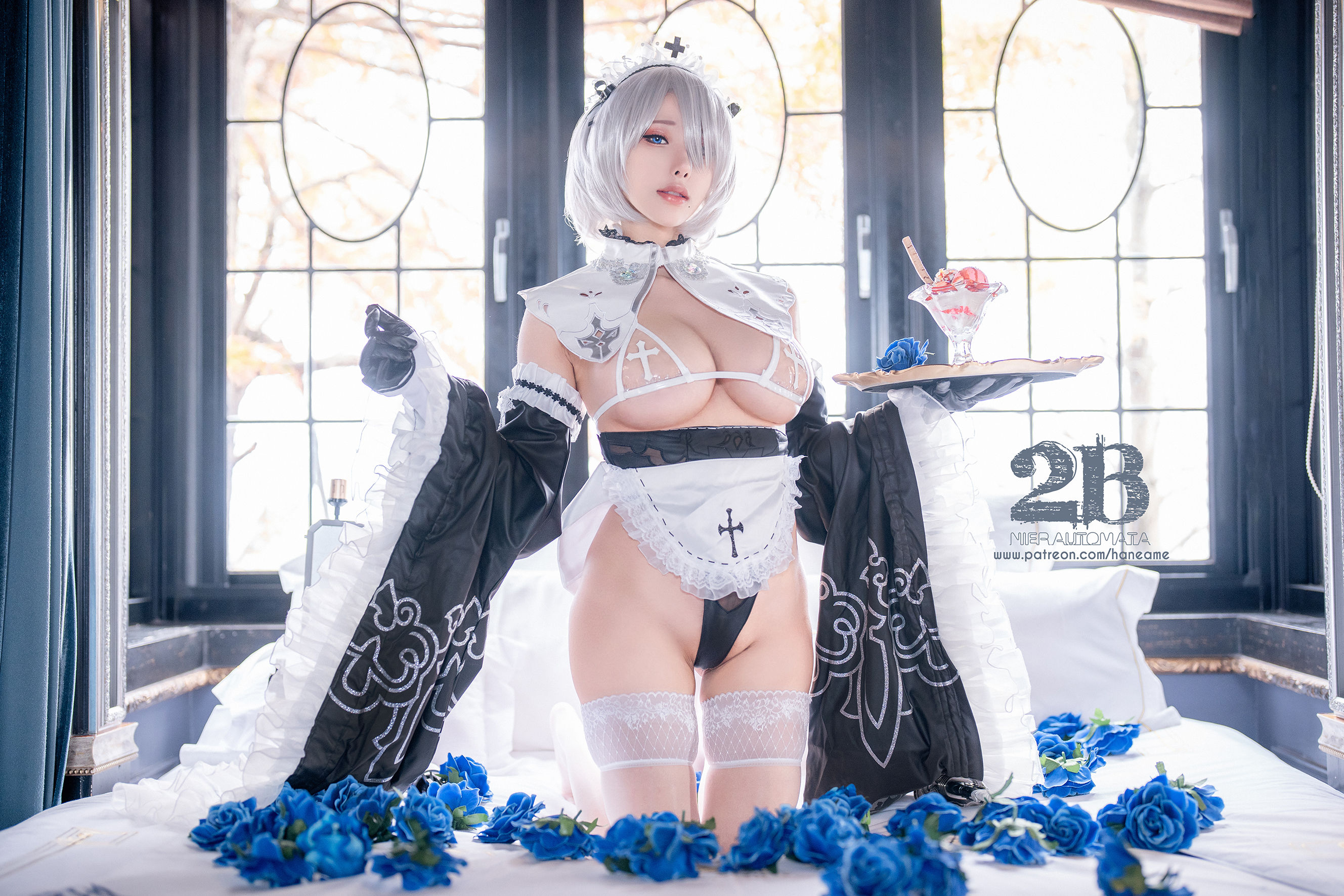 Hane Ame 雨波写真 – Nier 2B Maid [36P]