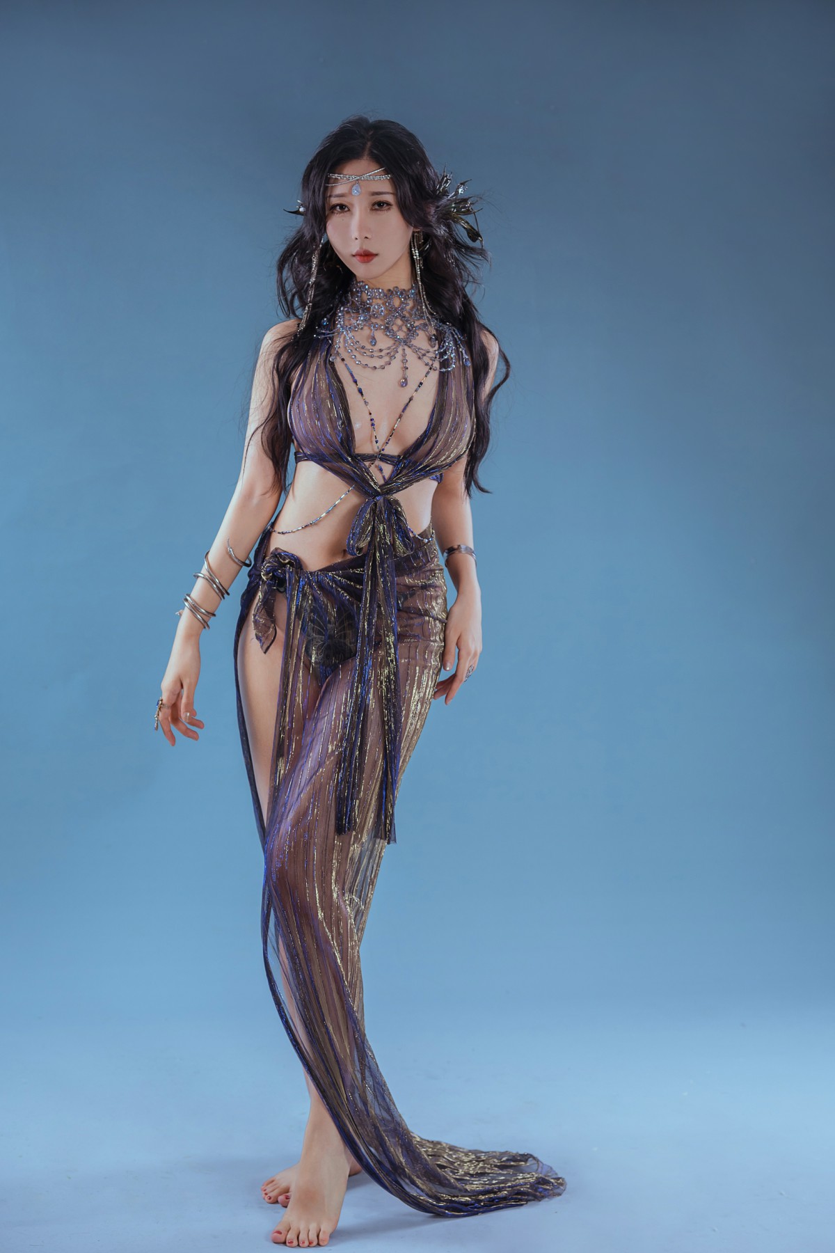 云溪溪 – 奶桃桃 塞壬七世·海妖 [28P]