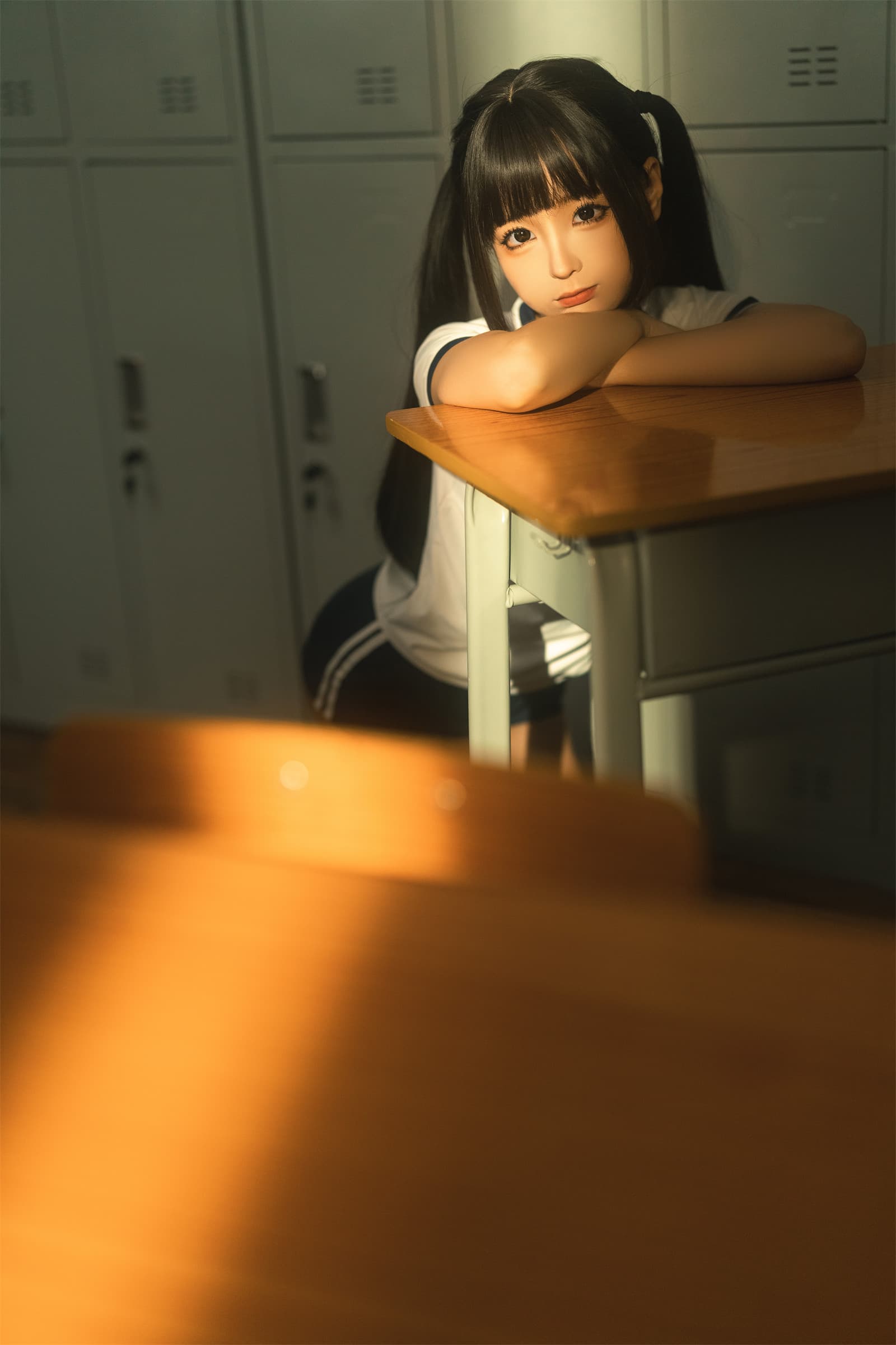 蠢沫沫 – 午后课间-可爱粉裙 [45P]