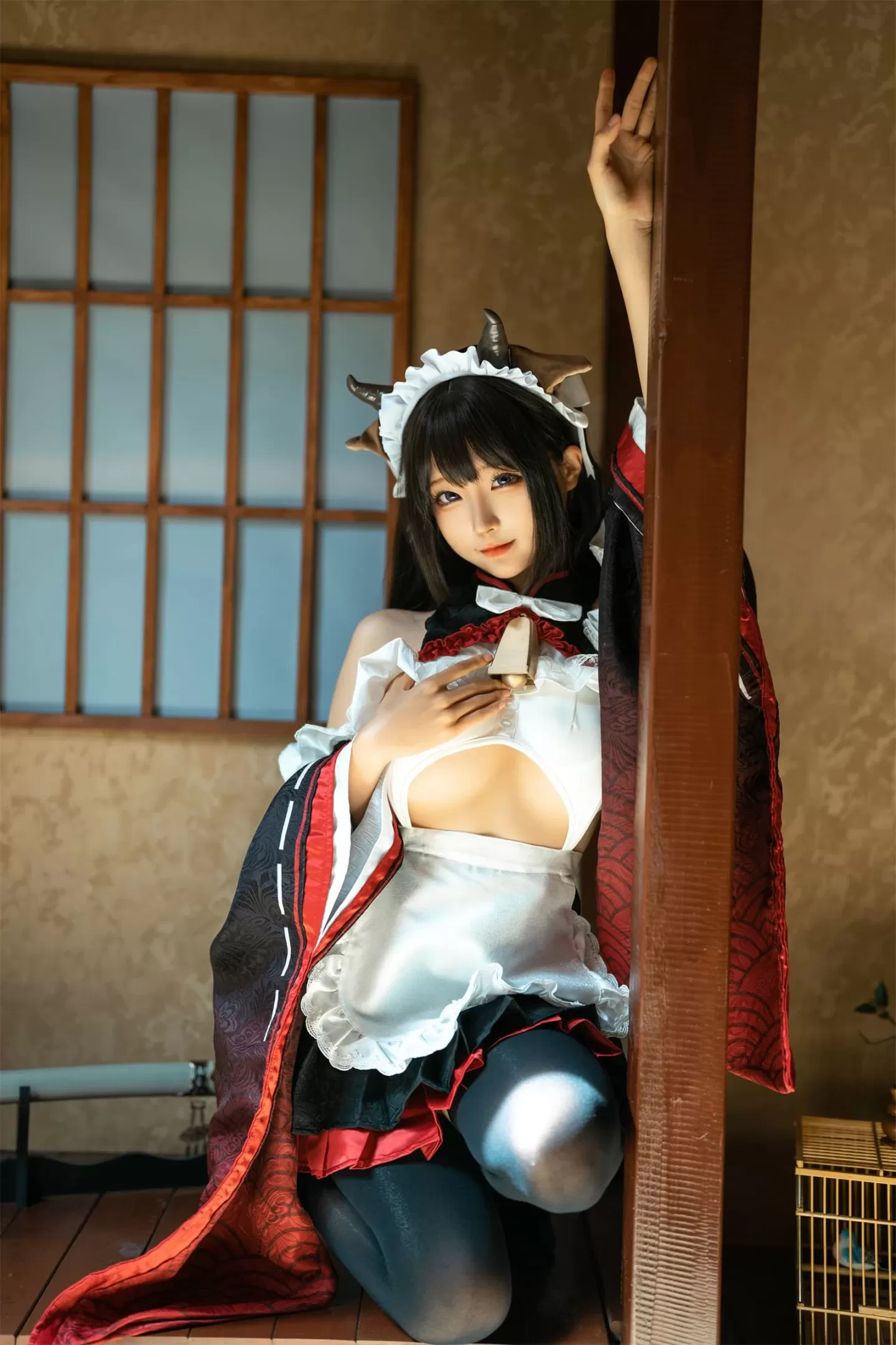 蠢沫沫 – 甘雨-猫猫-牛牛女仆 [52P]