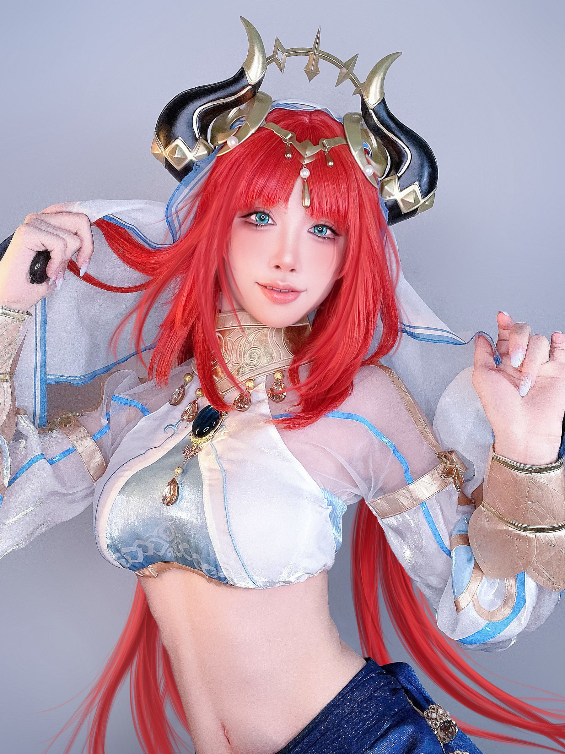 动漫博主水淼aqua – 原神 妮露 [26P]