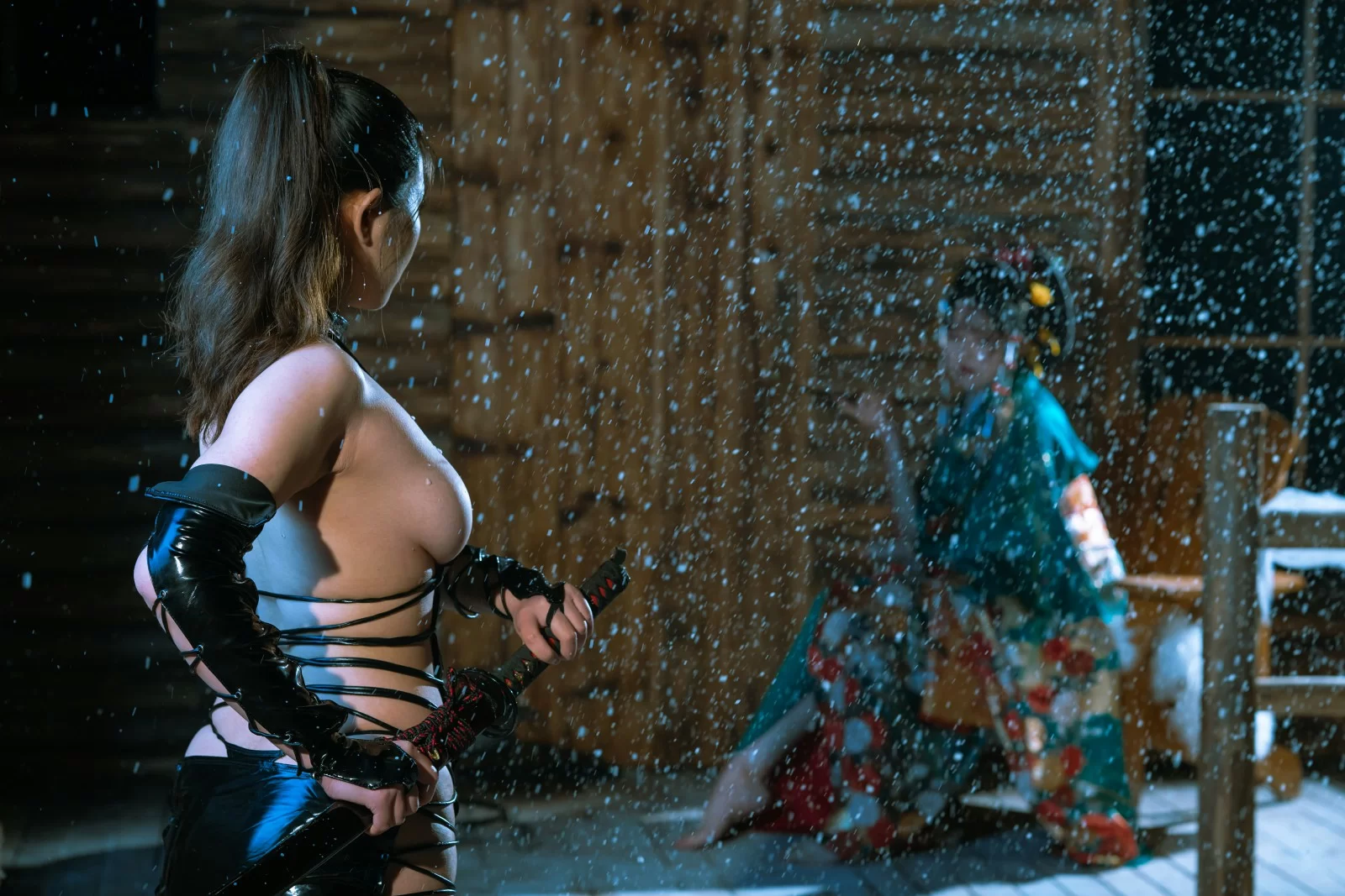 云溪溪×星澜×夏夏子 – 花魁X忍者 [59P]