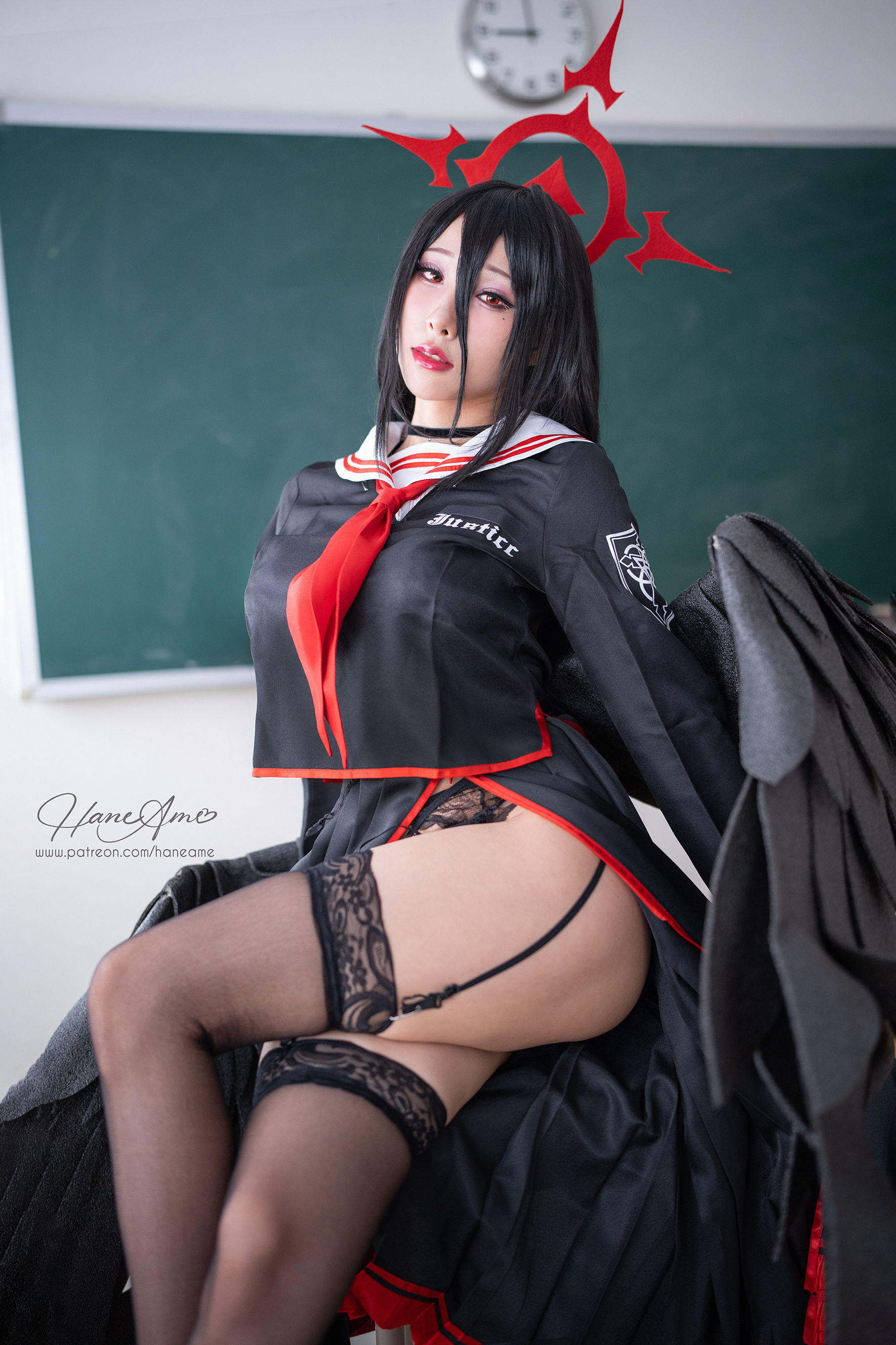 Hane Ame 雨波写真 – 蔚藍檔案-羽川蓮實 [18P]