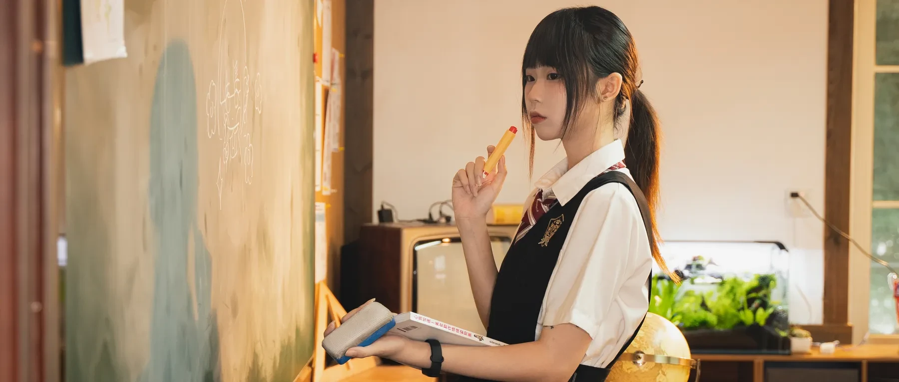 安曜曜 – 教室 放学后 [68P] 插图1