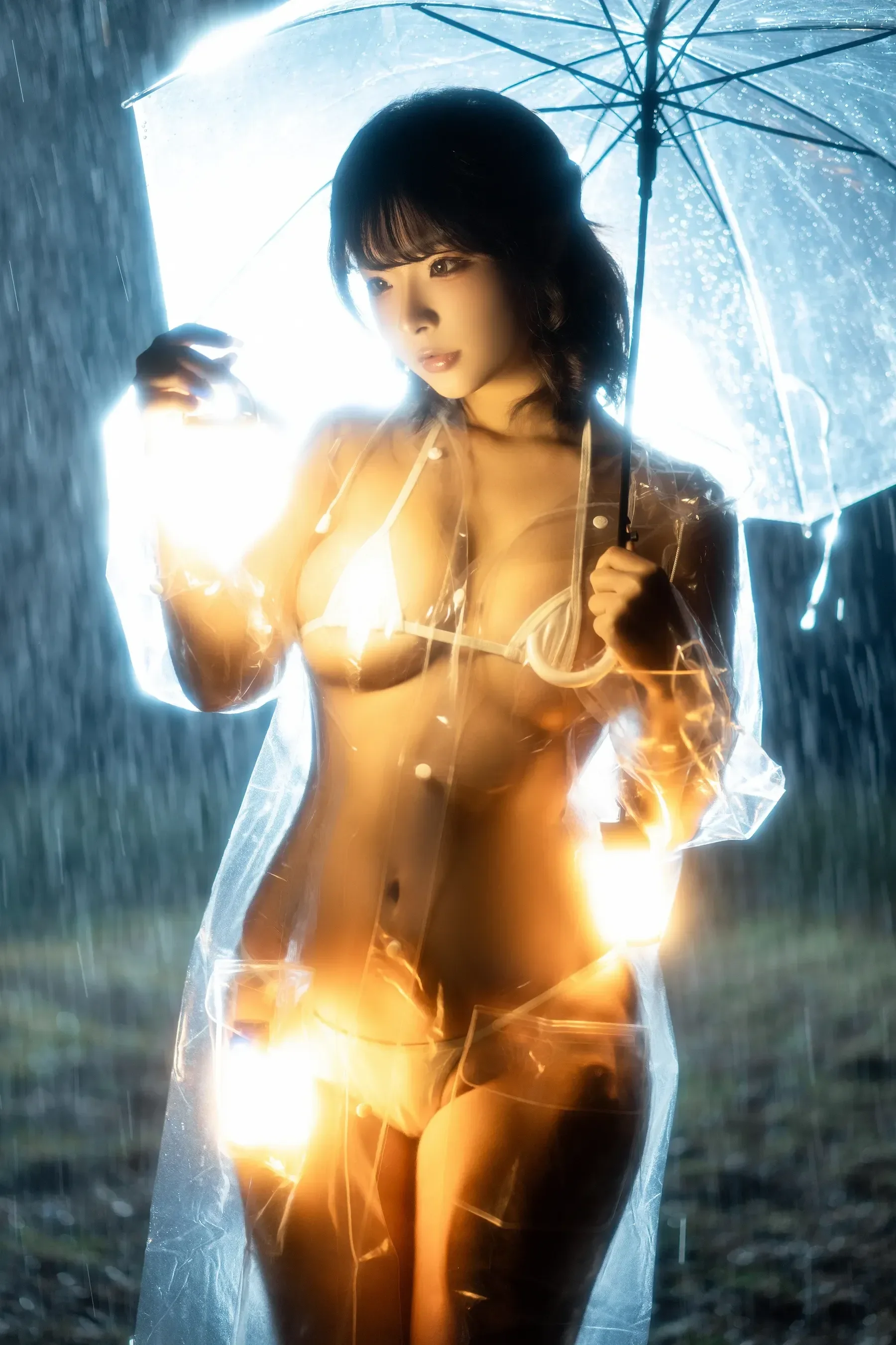 yuuhui玉汇 – 雨夜独舞 [100P]