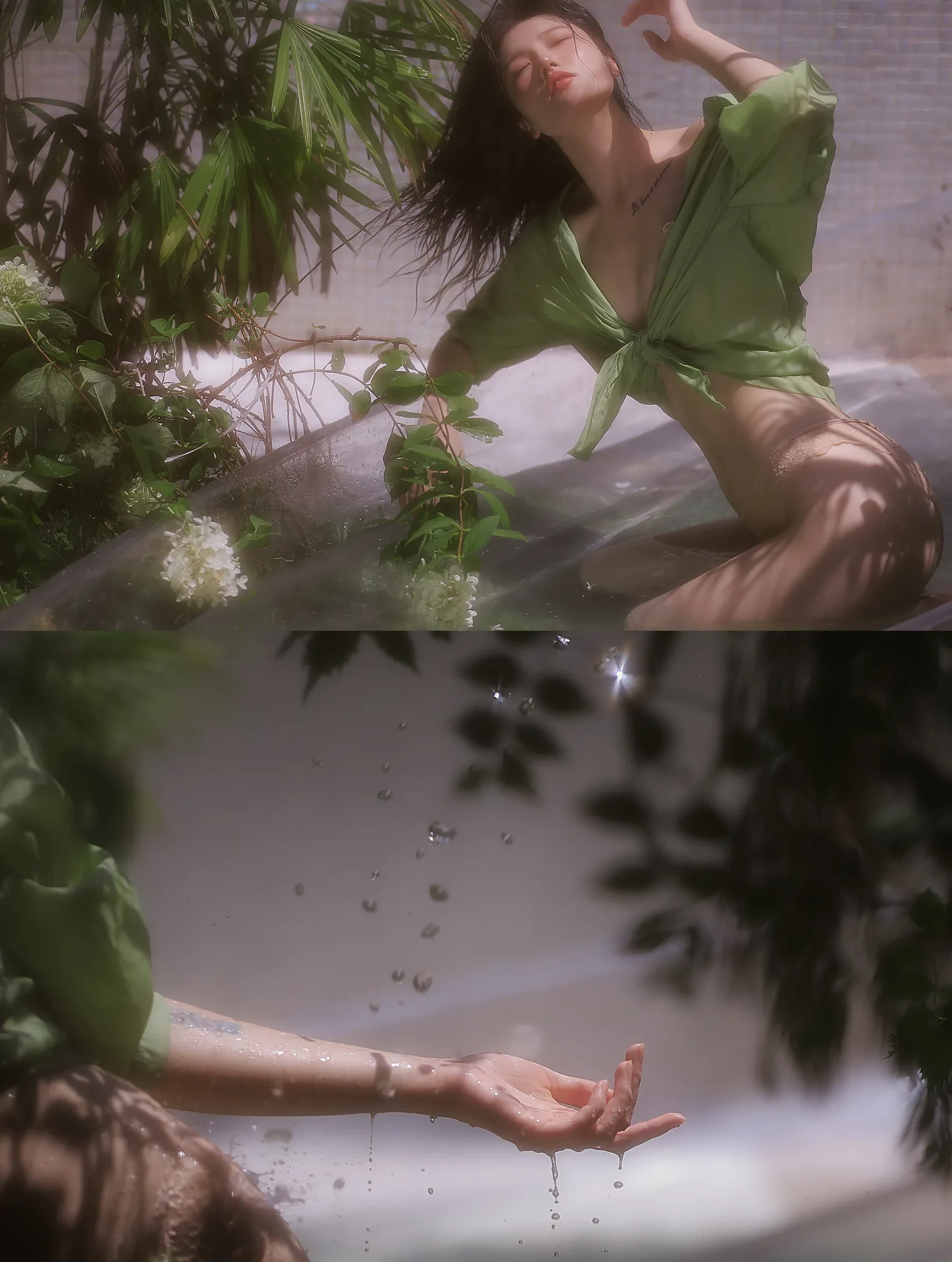 桃良阿宅 – 绿意 [23P]