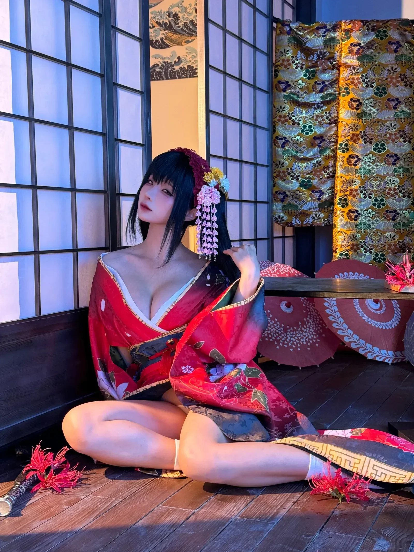 蠢沫沫 – 狂三和服 · 花絮 [110P]