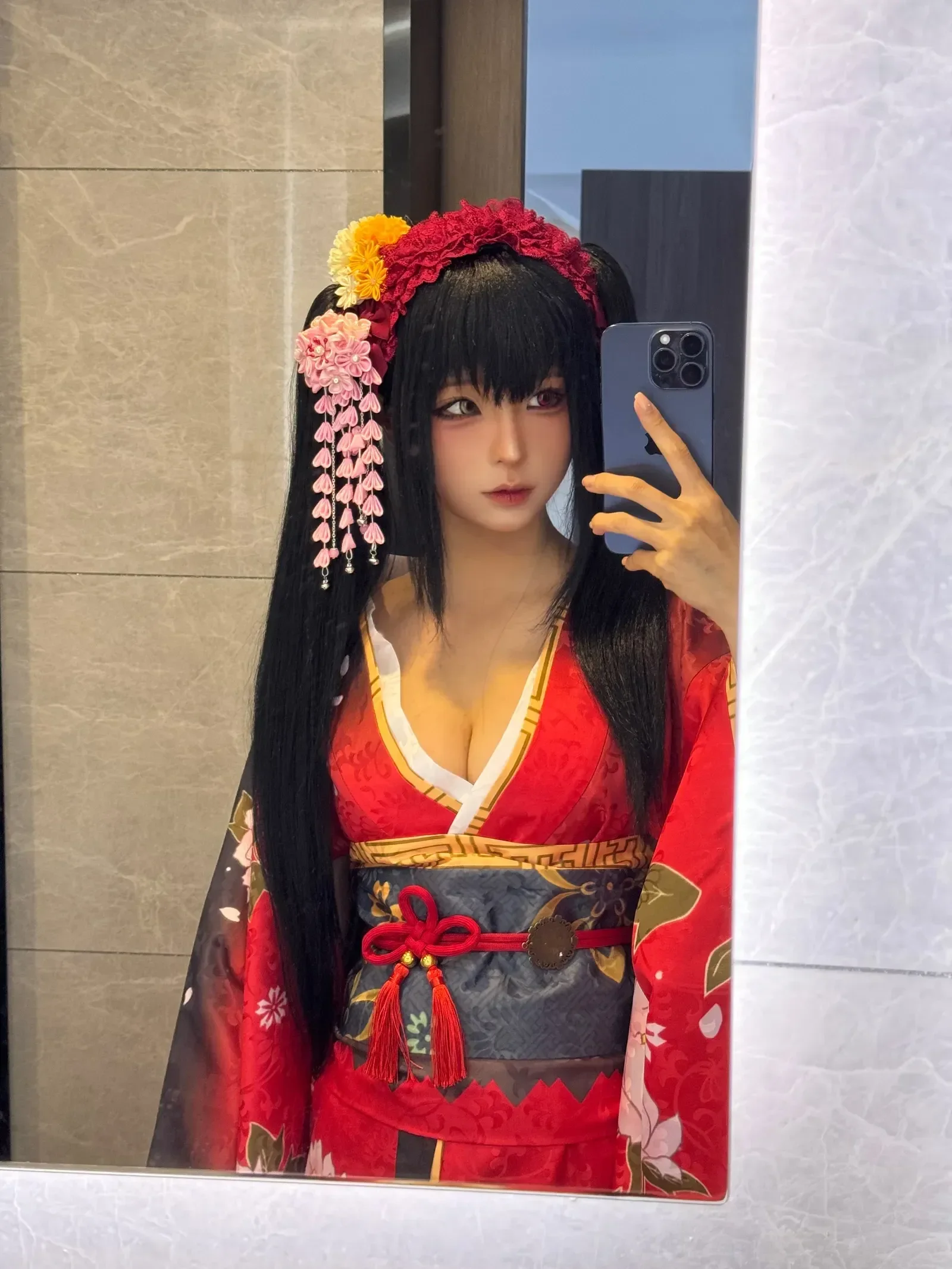 蠢沫沫 – 狂三和服 · 花絮 [110P]