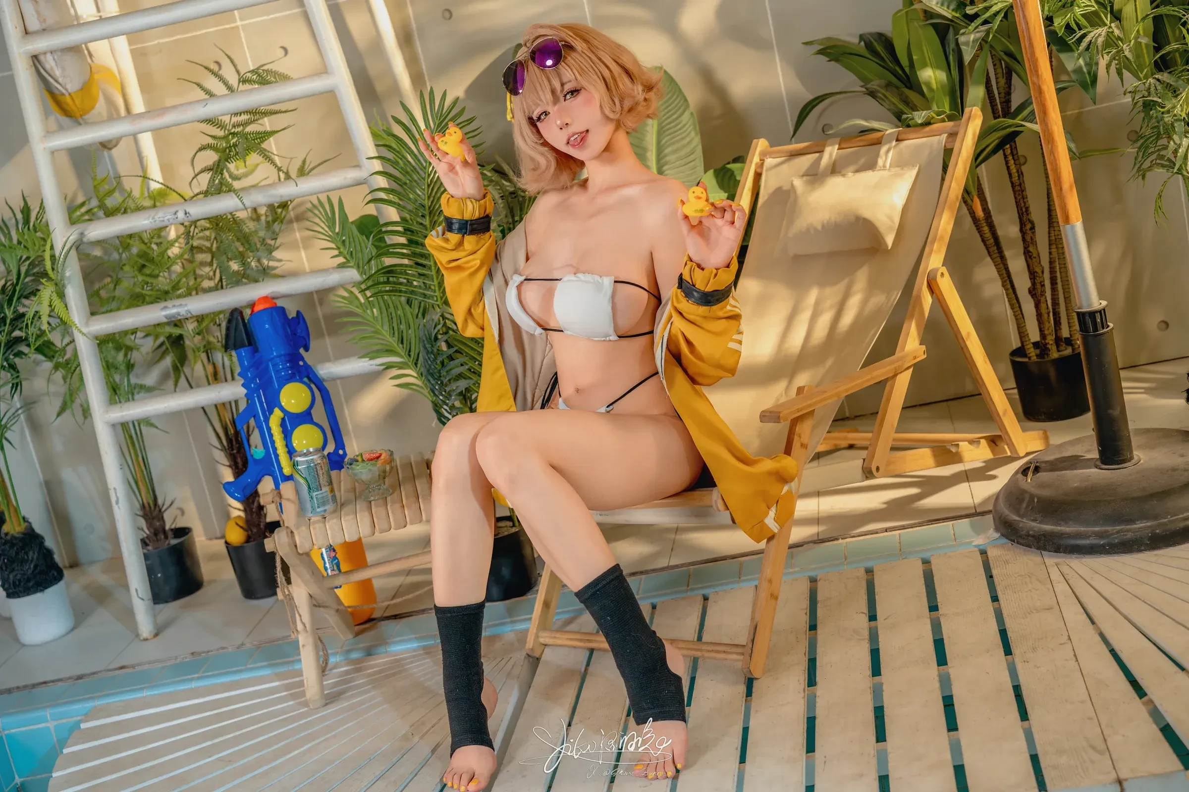 咬一口兔娘（黏黏团子兔） – 『闪耀夏日-阿尼斯』 恋爱告急 [79P]