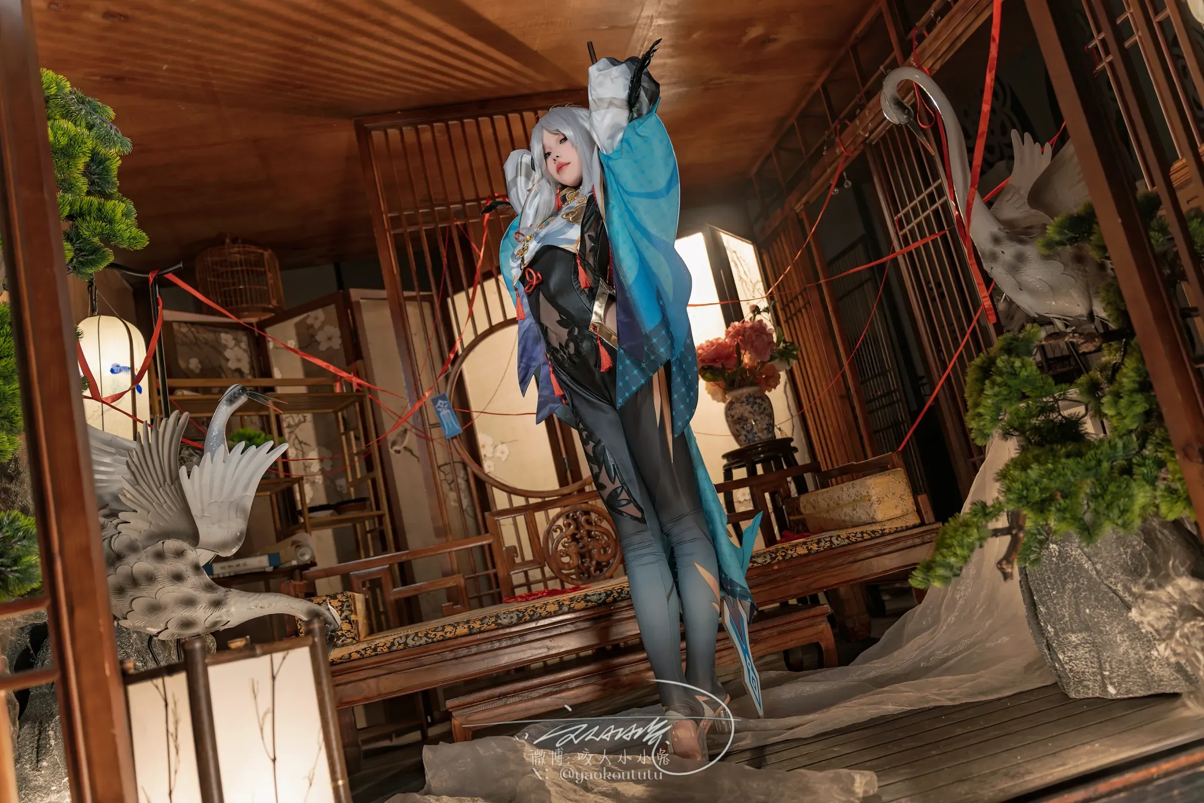 咬一口兔娘 – 原神 申鹤 [73P]