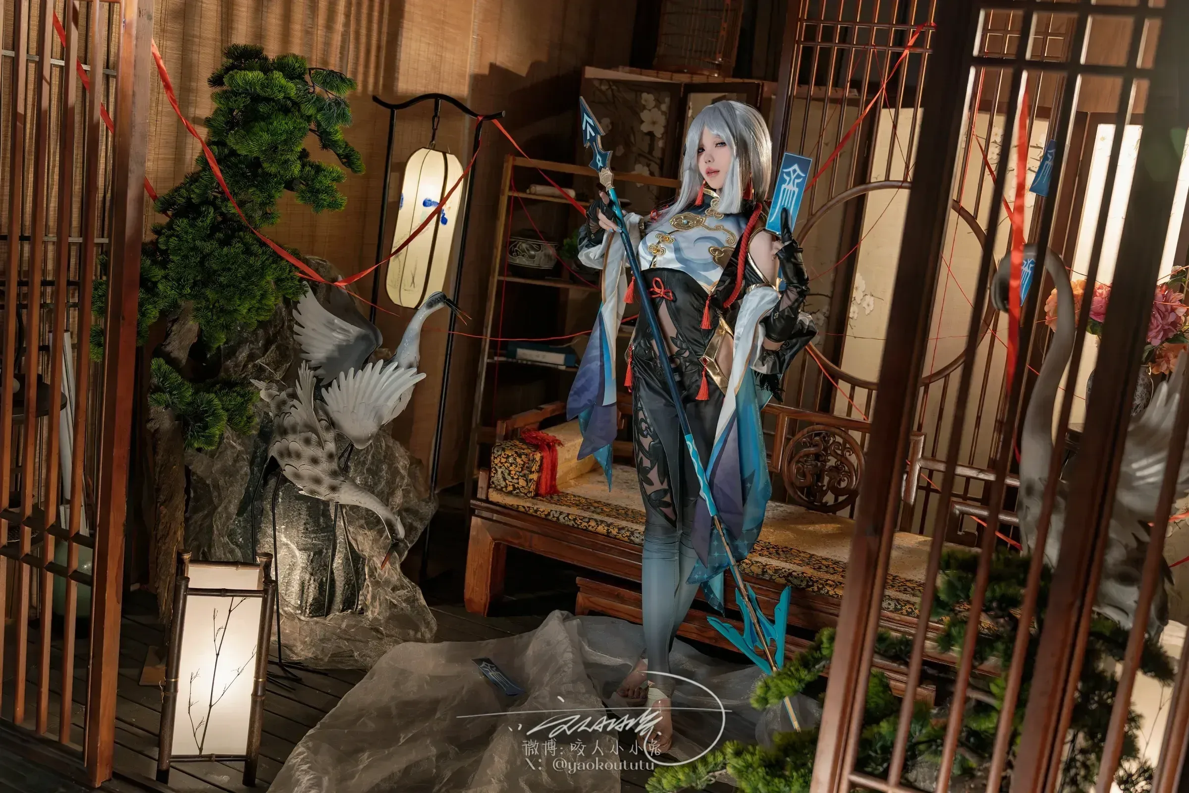 咬一口兔娘 – 原神 申鹤 [73P]