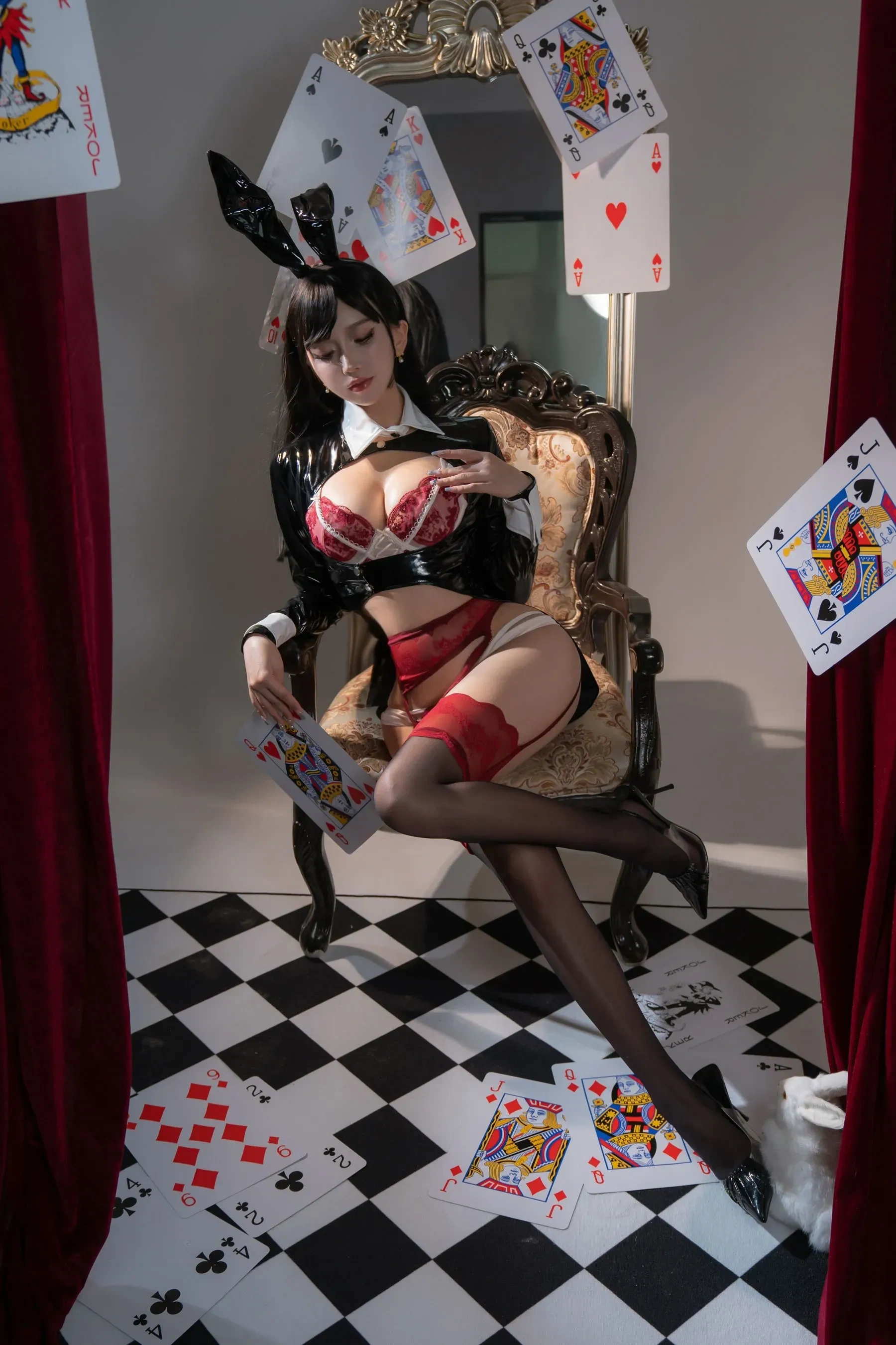 米线线sama – 生日限定 兔女郎 [49P]