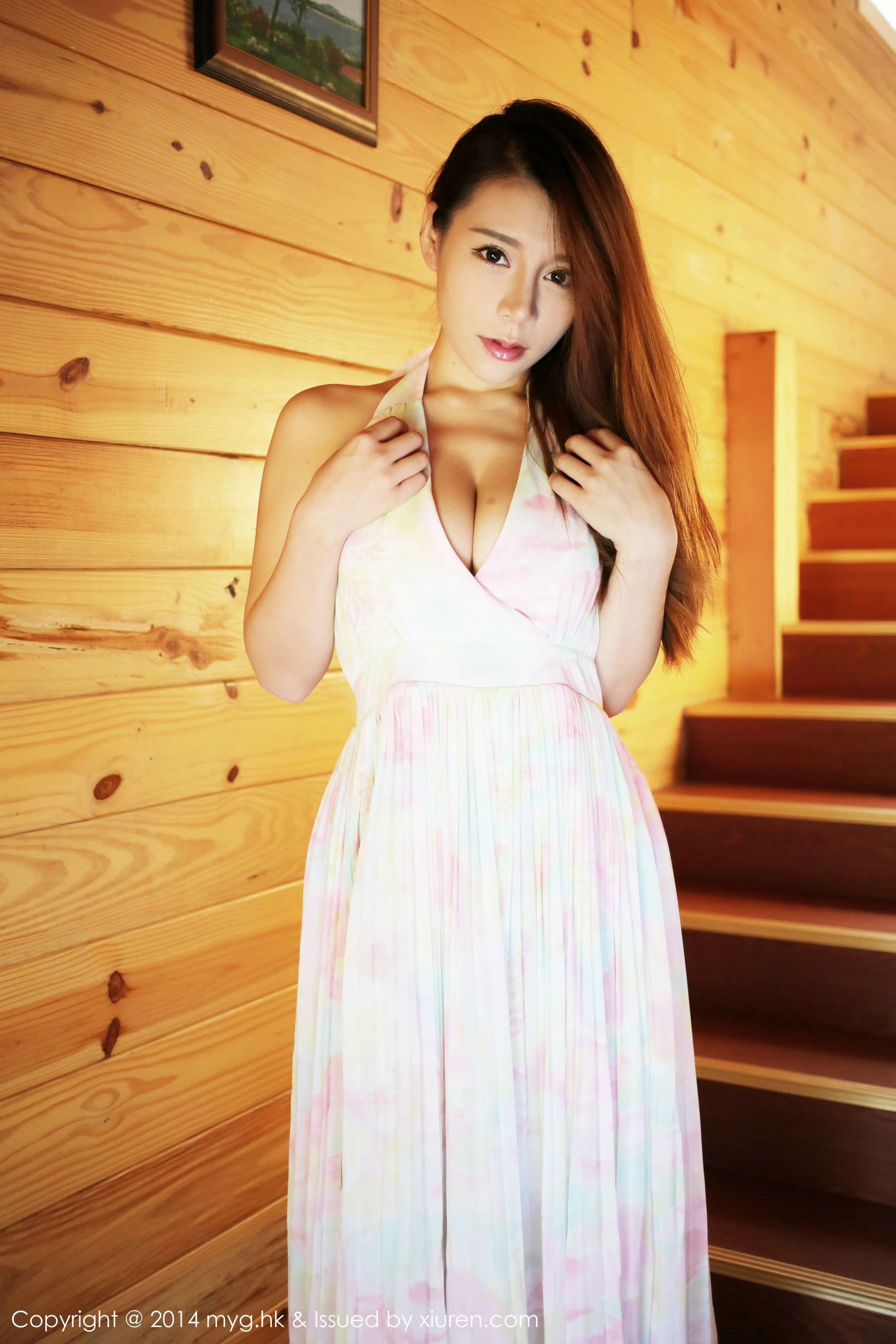 Vetiver嘉宝贝儿《厦门旅拍》清新长裙+内衣+比基尼 美媛馆 Vol.074