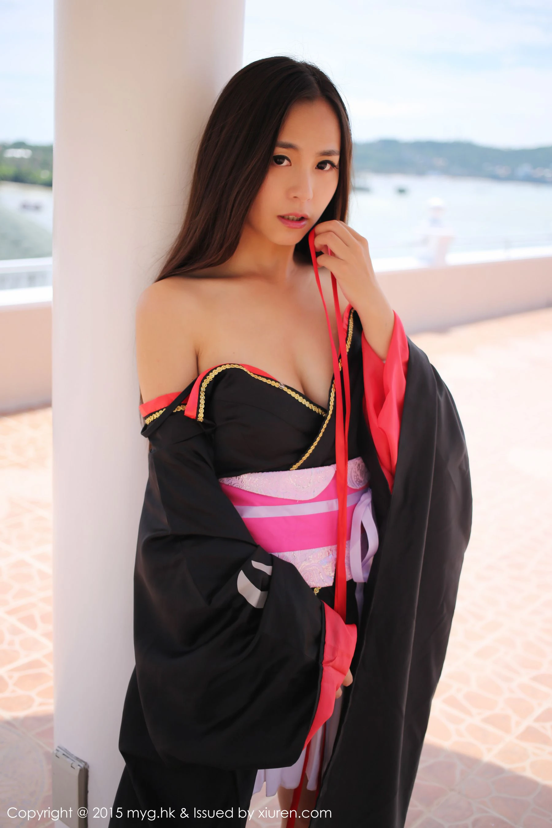 moa小姐《日本和服主题》 美媛馆 Vol.136 插图1