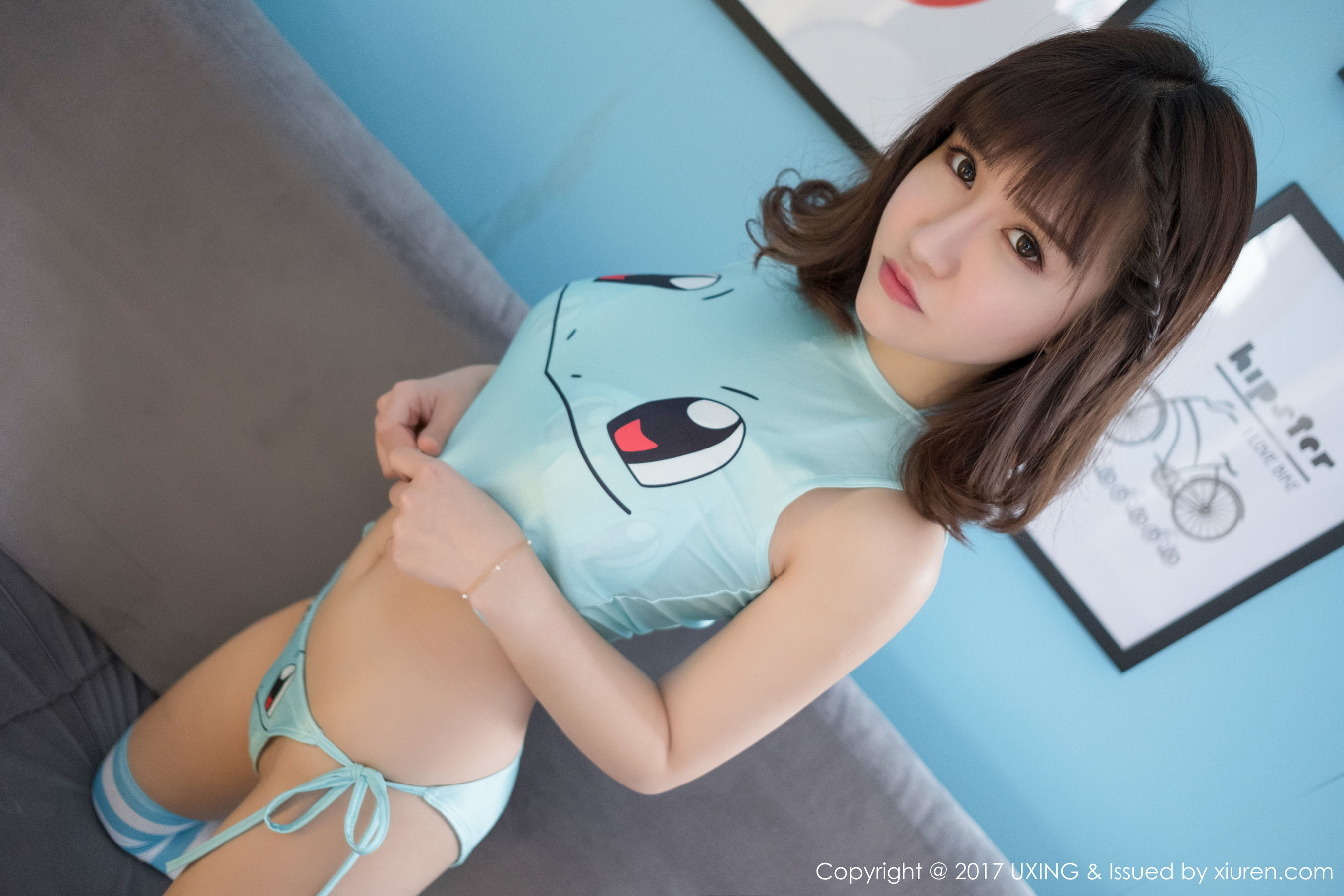 K8傲娇萌萌Vivian《COS暴力熊+妙蛙种子》 优星馆UXING VOL.043 [30P] 插图1