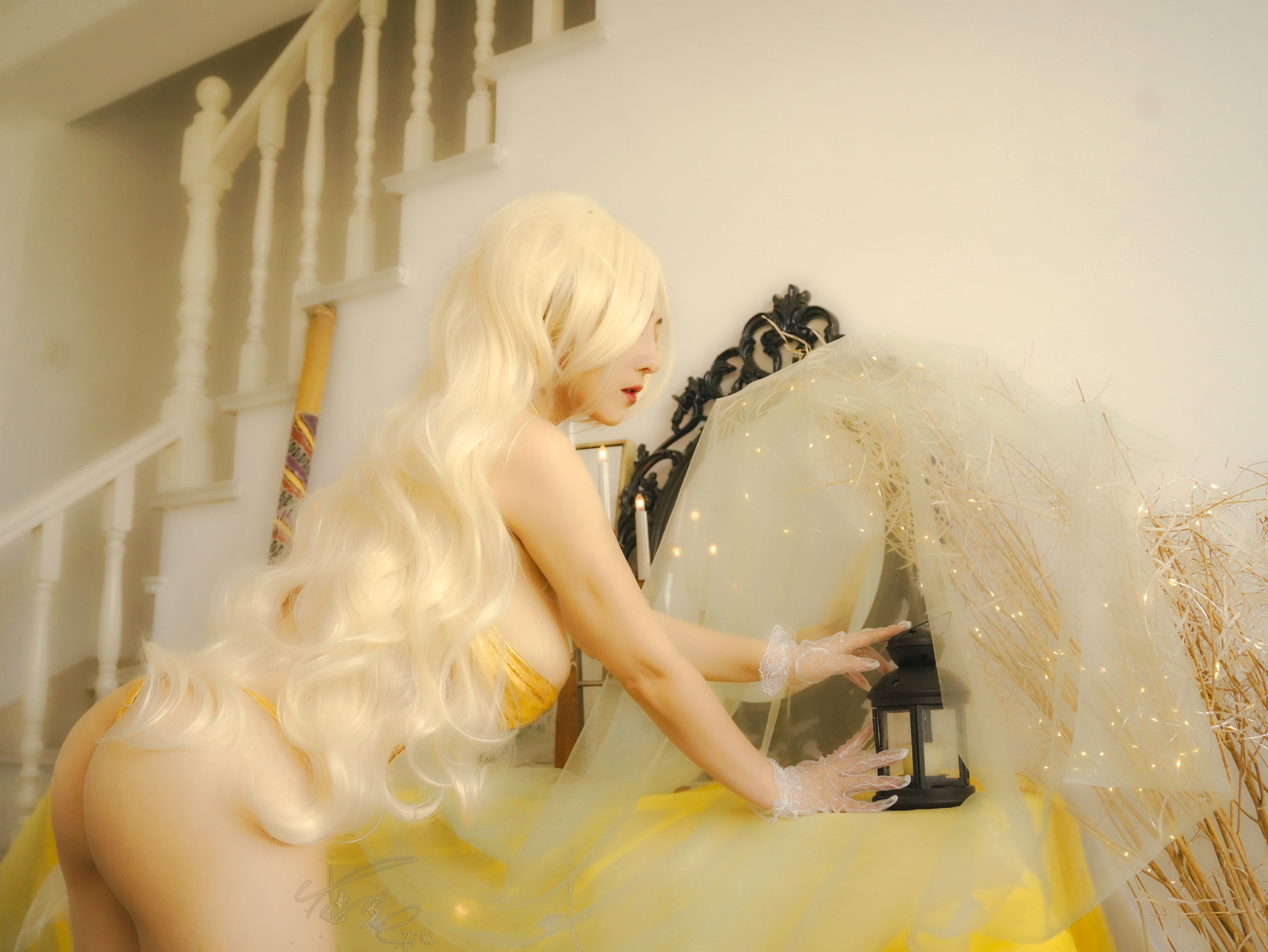 网络红人樱晚gigi – 金盏花 [20P]