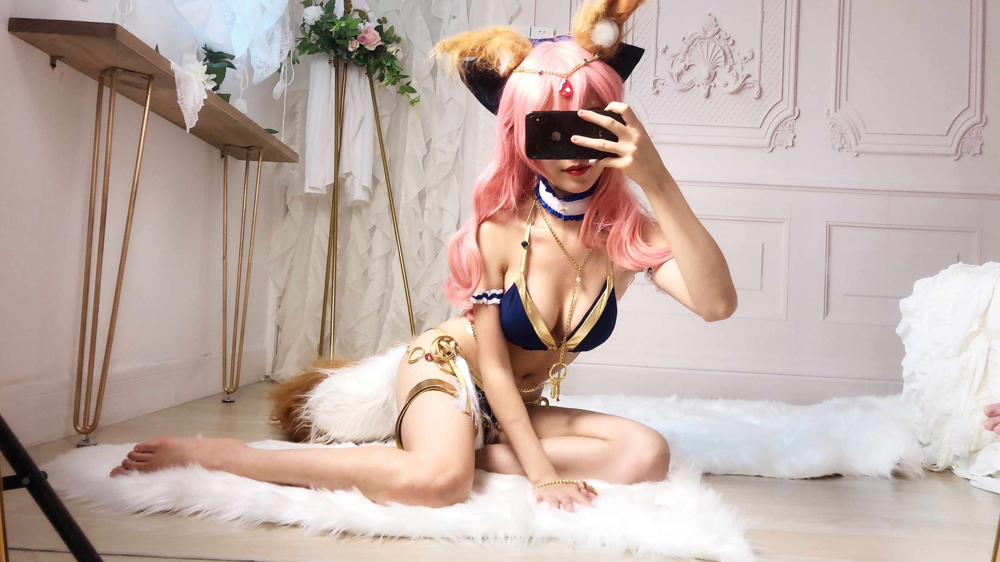 抖娘-利世 – 玉藻前 舞娘 [37P]