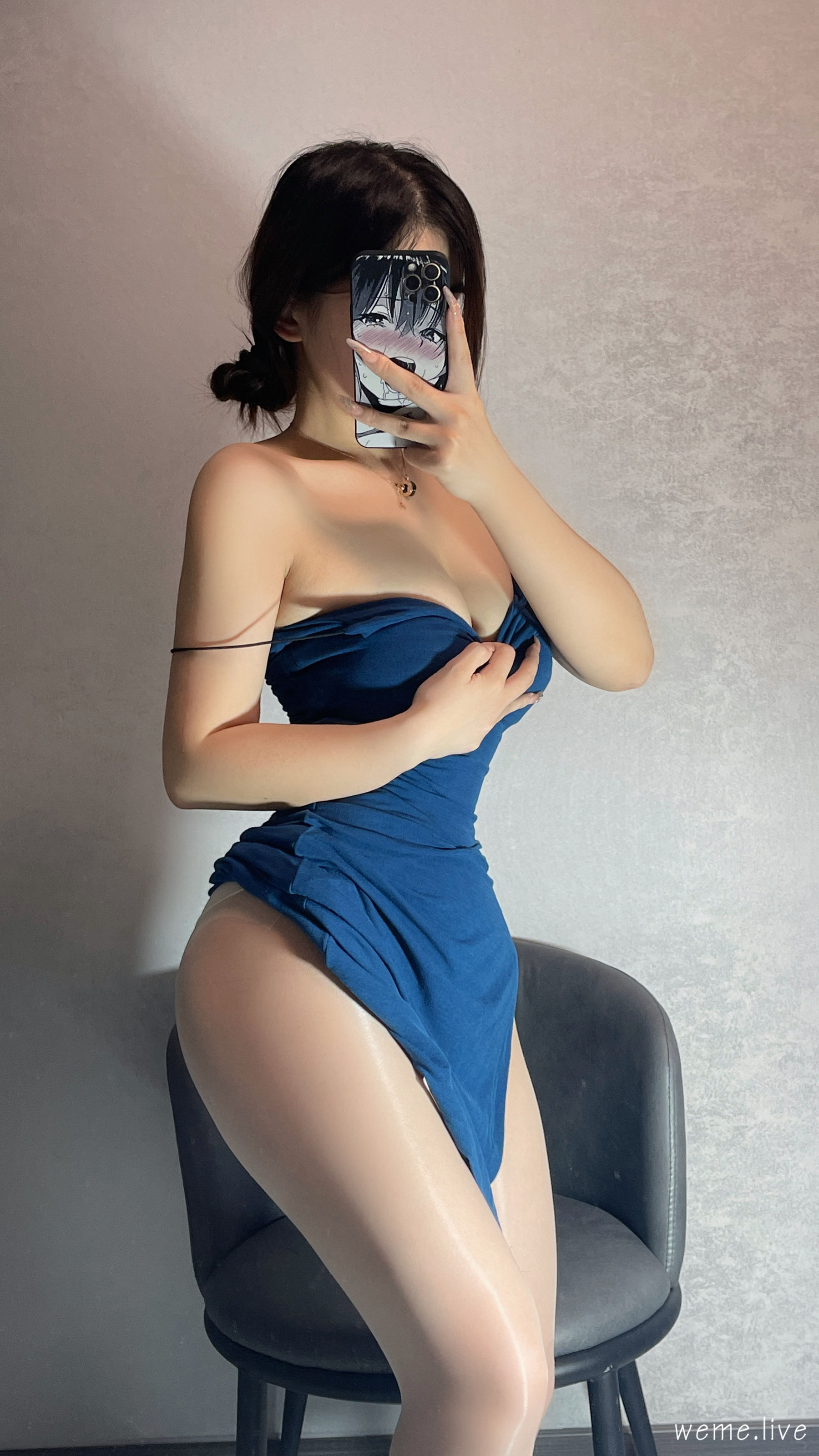 桃沢樱呀 – 蓝色最有韵味 [21P]