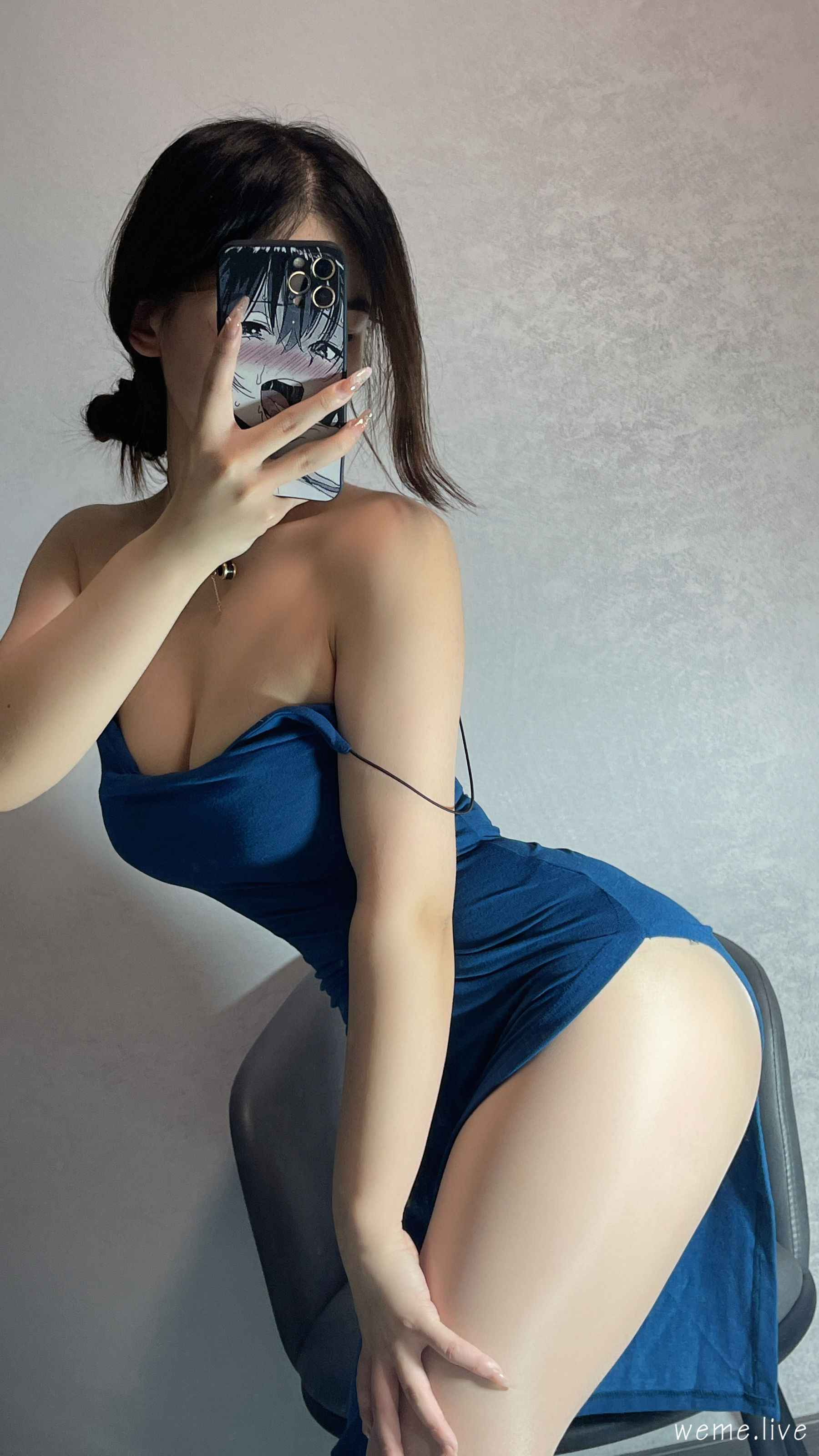 桃沢樱呀 – 蓝色最有韵味 [21P]