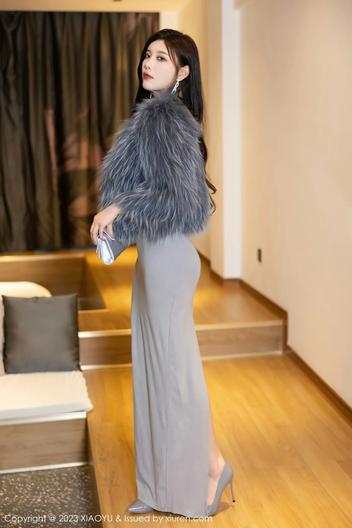 XIAOYU 语画界 Vol.1051 杨晨晨Yome 灰色镂空连衣贵州旅拍 [88P]