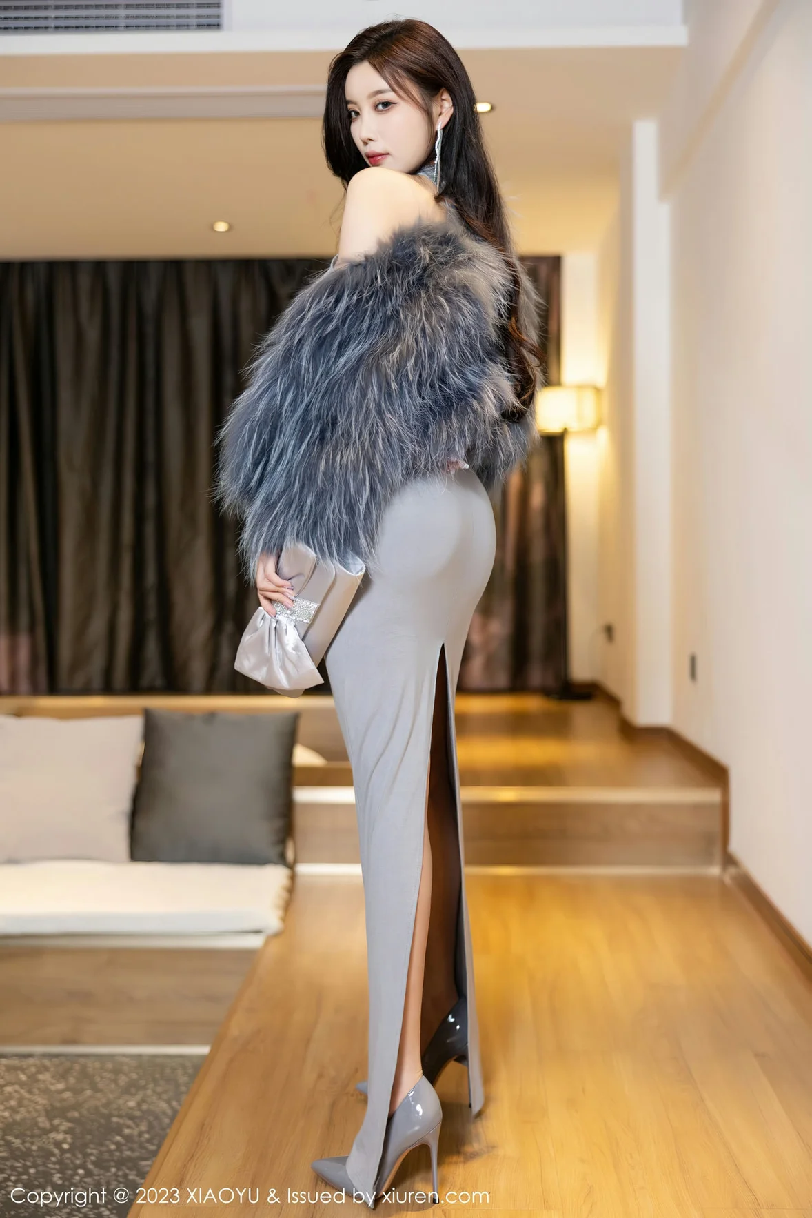 XIAOYU 语画界 Vol.1051 杨晨晨Yome 灰色镂空连衣贵州旅拍 [88P]