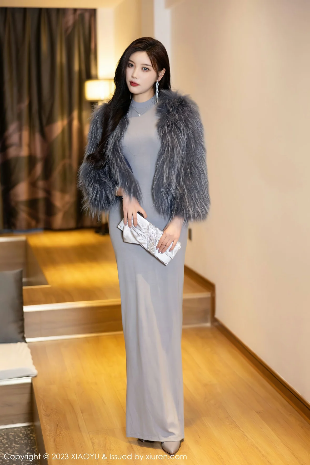 XIAOYU 语画界 Vol.1051 杨晨晨Yome 灰色镂空连衣贵州旅拍 [88P]