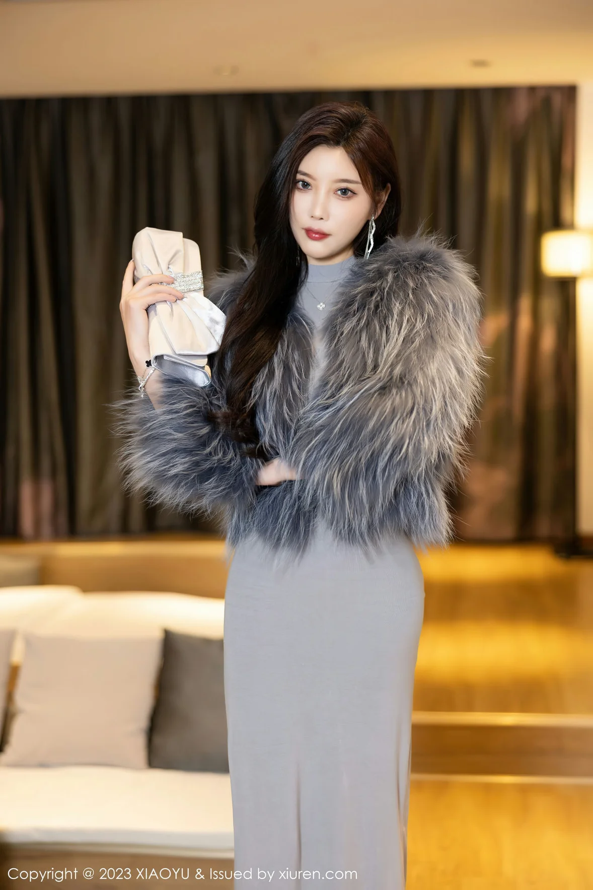 XIAOYU 语画界 Vol.1051 杨晨晨Yome 灰色镂空连衣贵州旅拍 [88P]