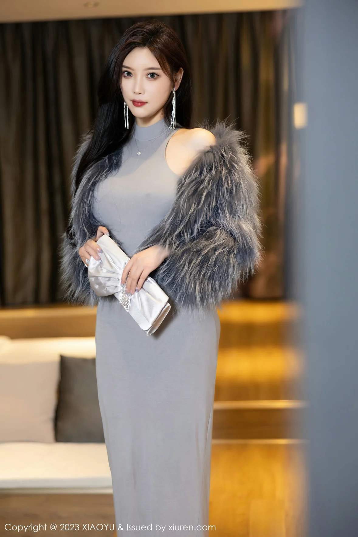 XIAOYU 语画界 Vol.1051 杨晨晨Yome 灰色镂空连衣贵州旅拍 [88P]