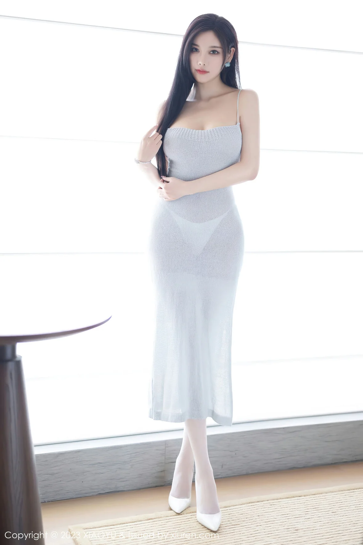 语画 Vol.1104 杨晨晨Yome 白色丝袜性感写真 [85P]