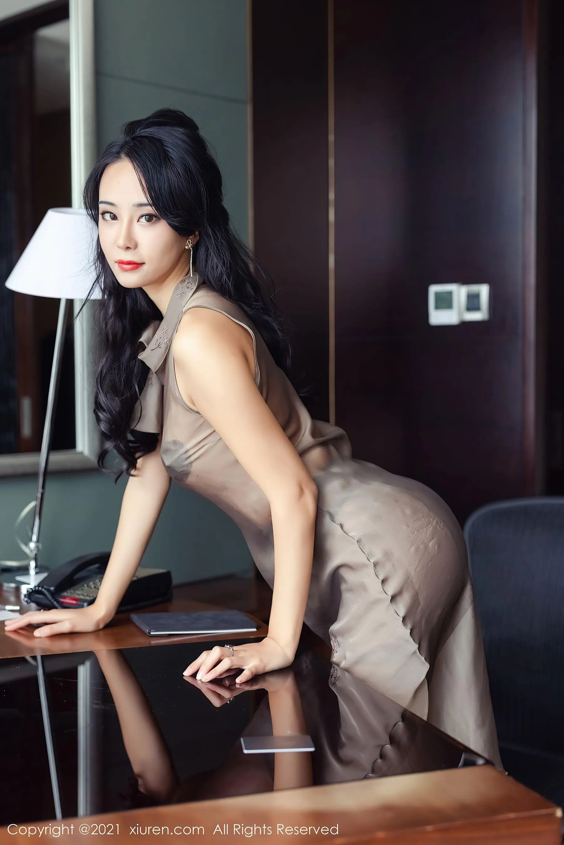 秀人 No.3343 蓝夏Akasha