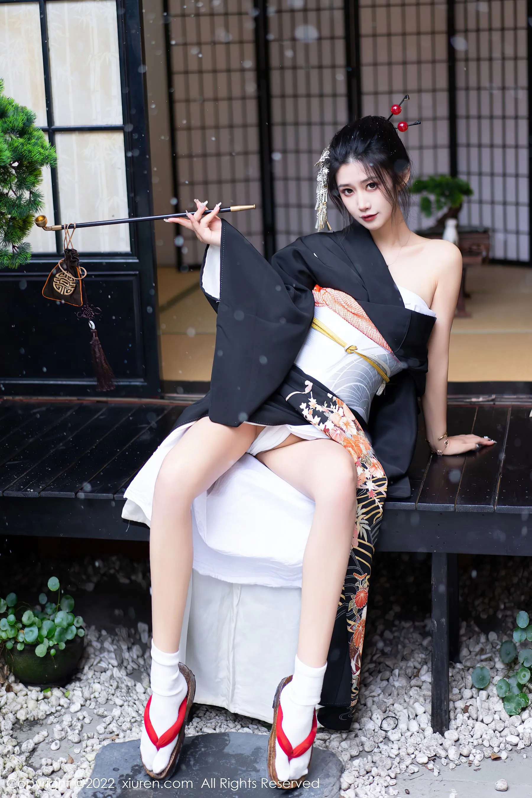 秀人网 No.5932 laura阿姣 和服美腿