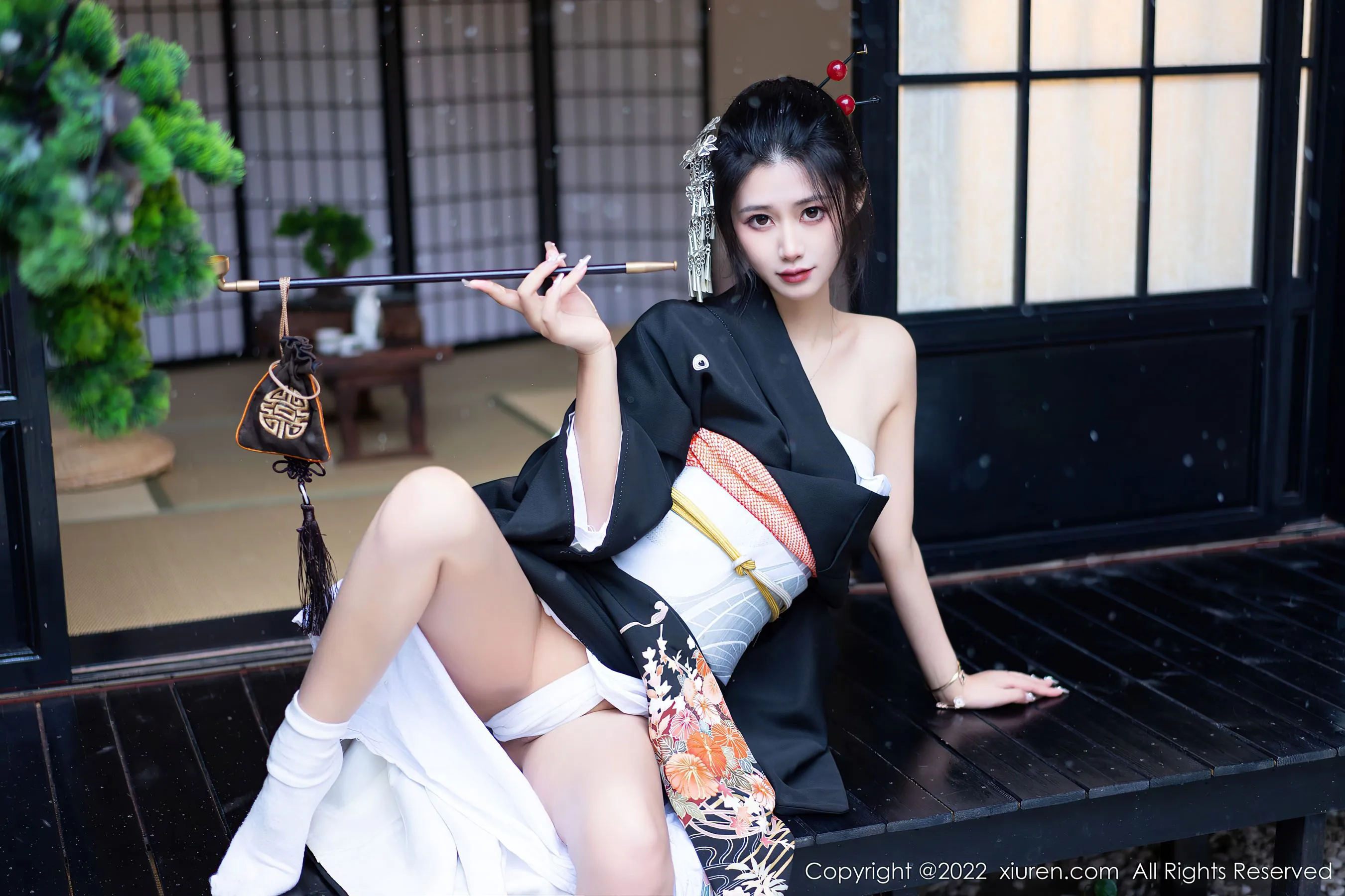 秀人网 No.5932 laura阿姣 和服美腿