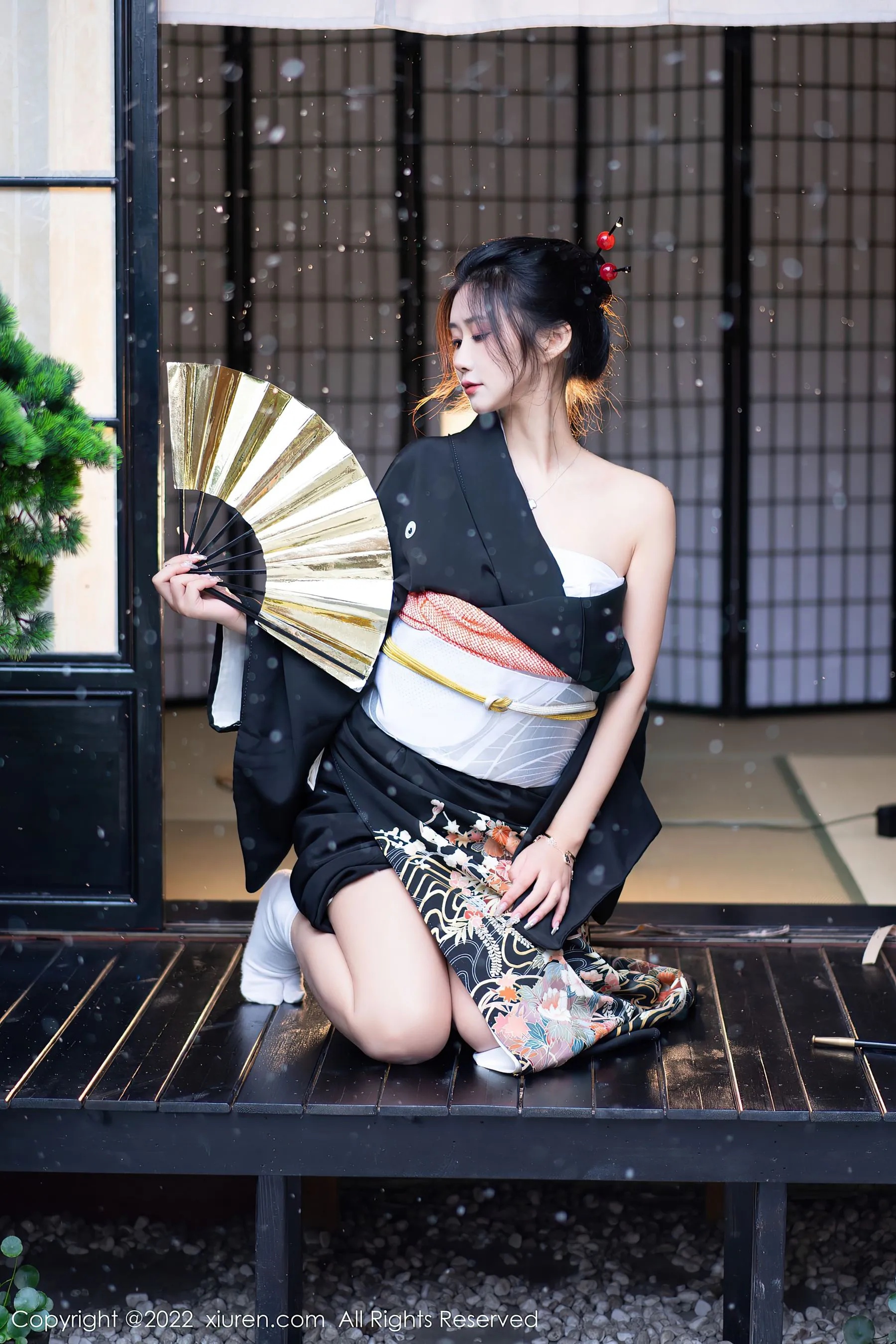 秀人网 No.5932 laura阿姣 和服美腿