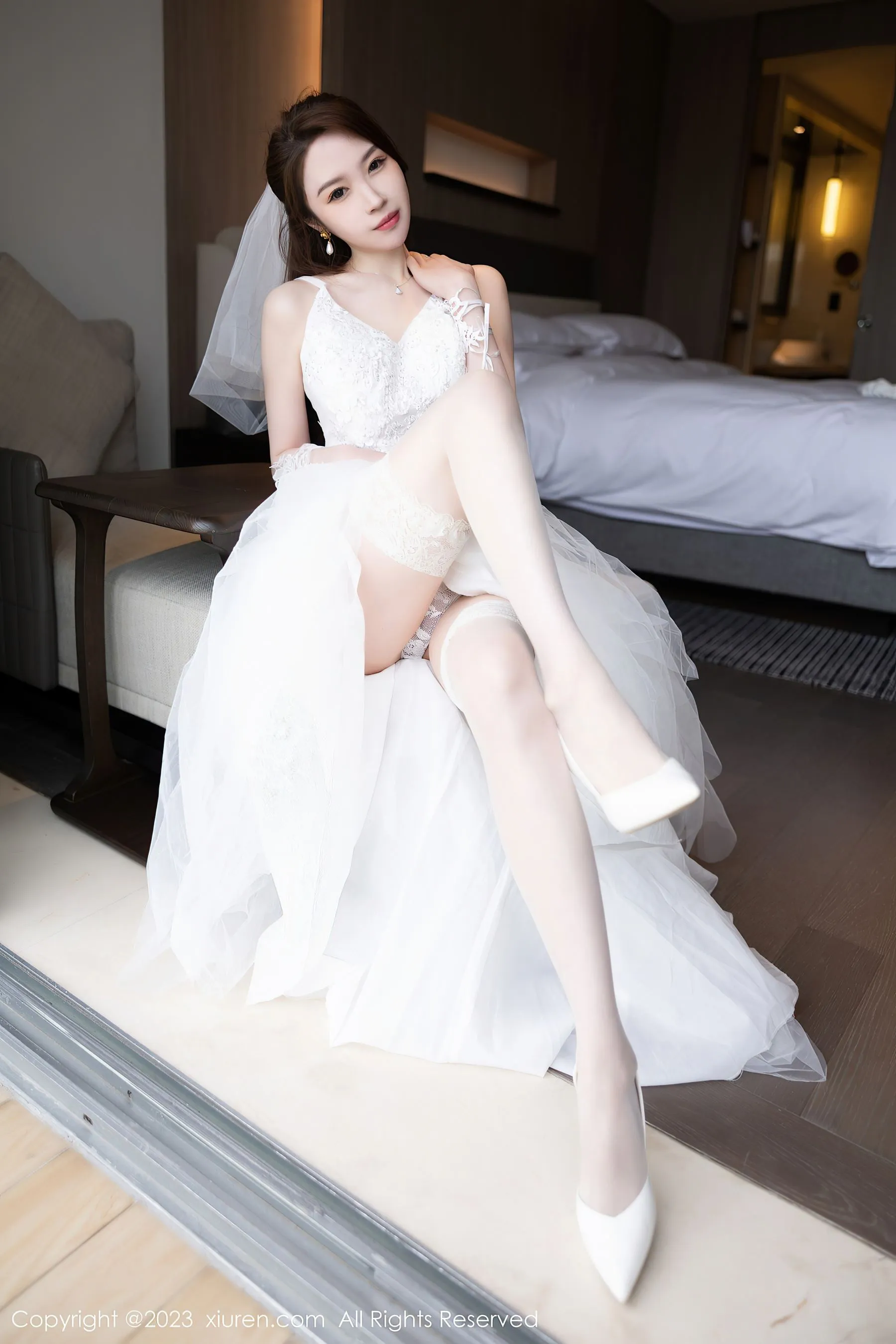 秀人网 No.6120 梦心玥 婚纱服
